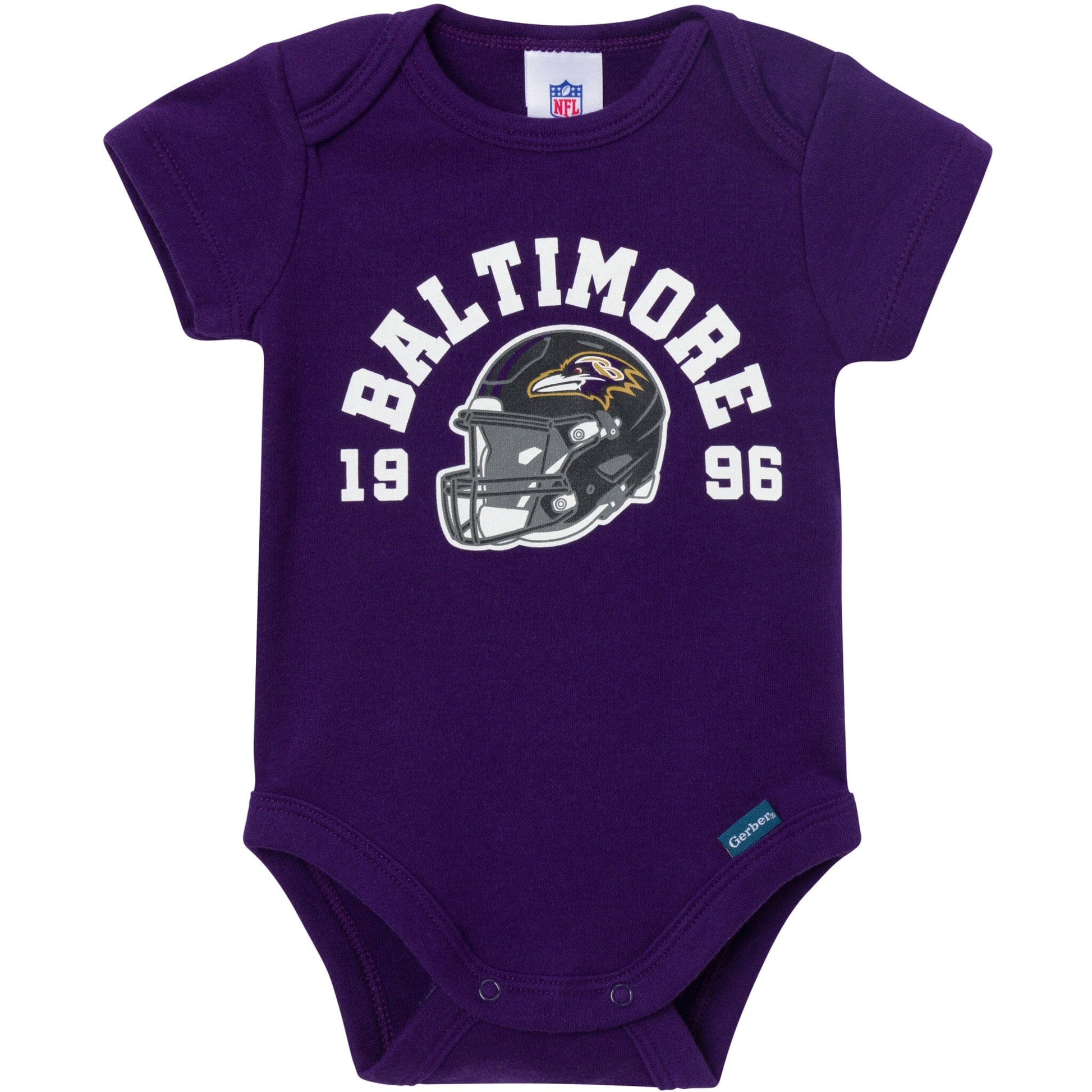 3-Pack Baby Boys Baltimore Ravens Bodysuit Set Onesies Bodysuits NFL 