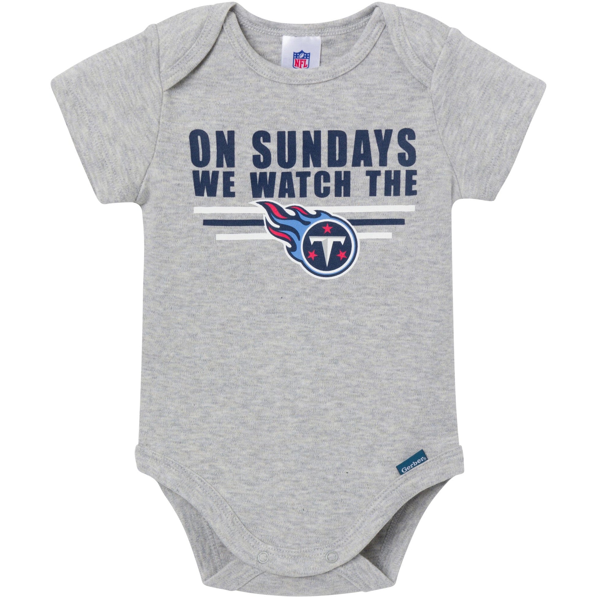 3-Pack Baby Boys Tennessee Titans Bodysuit Set Onesies Bodysuits NFL 