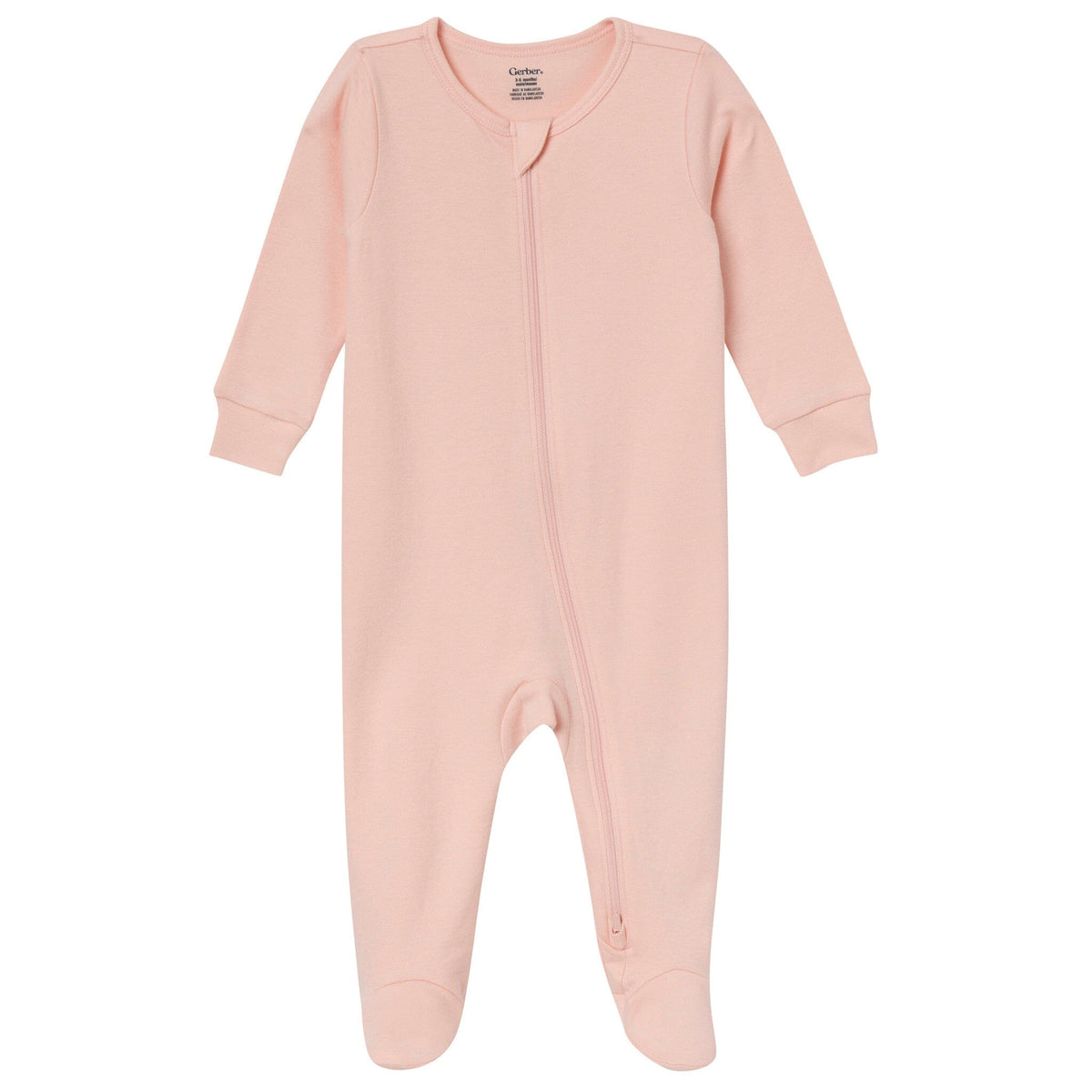 3-Pack Baby Girls Apricot, Rose & Sage Sleep 'N Play Sleepwear Gerber® 