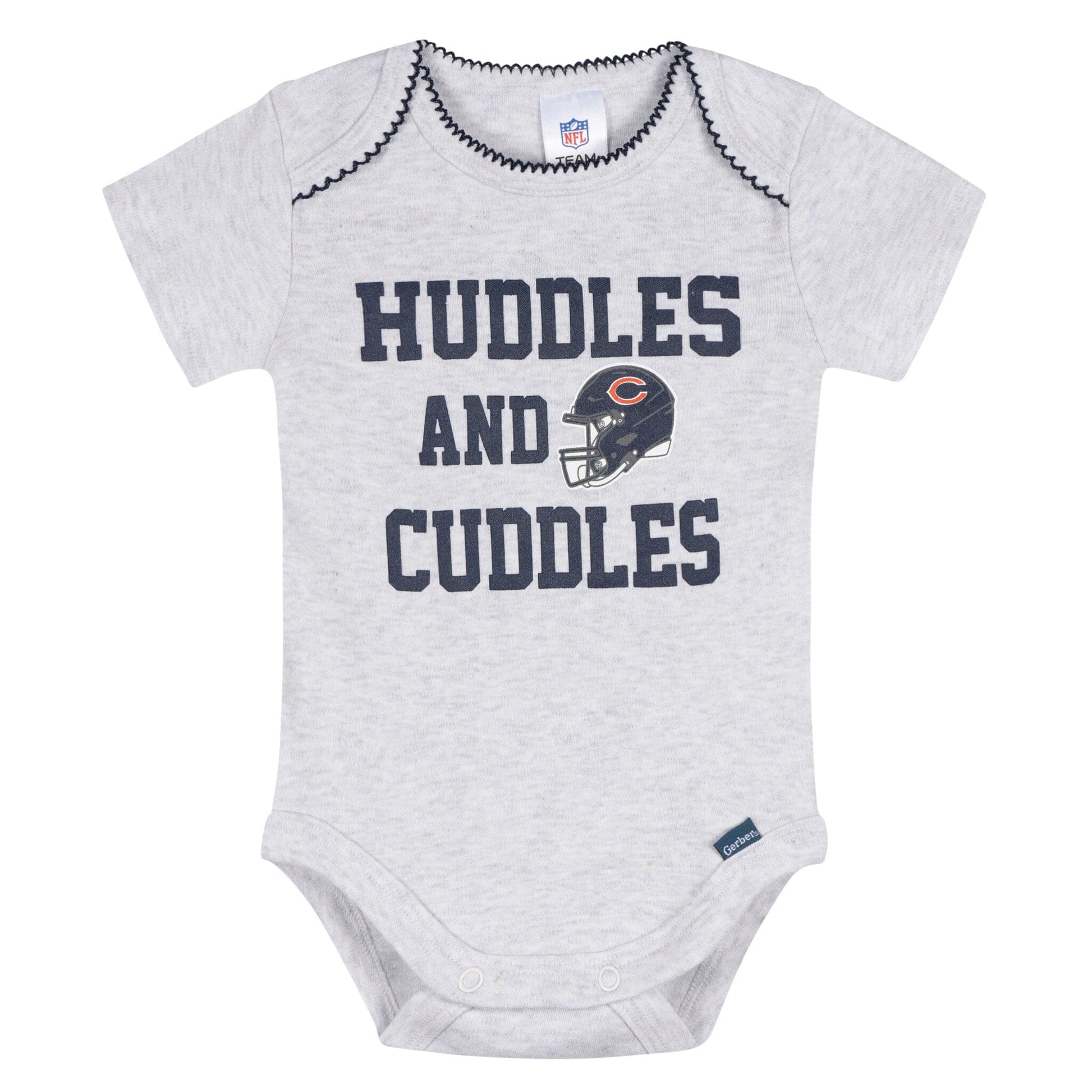 3-Pack Baby Girls Chicago Bears Bodysuit Set Onesies Bodysuits NFL 