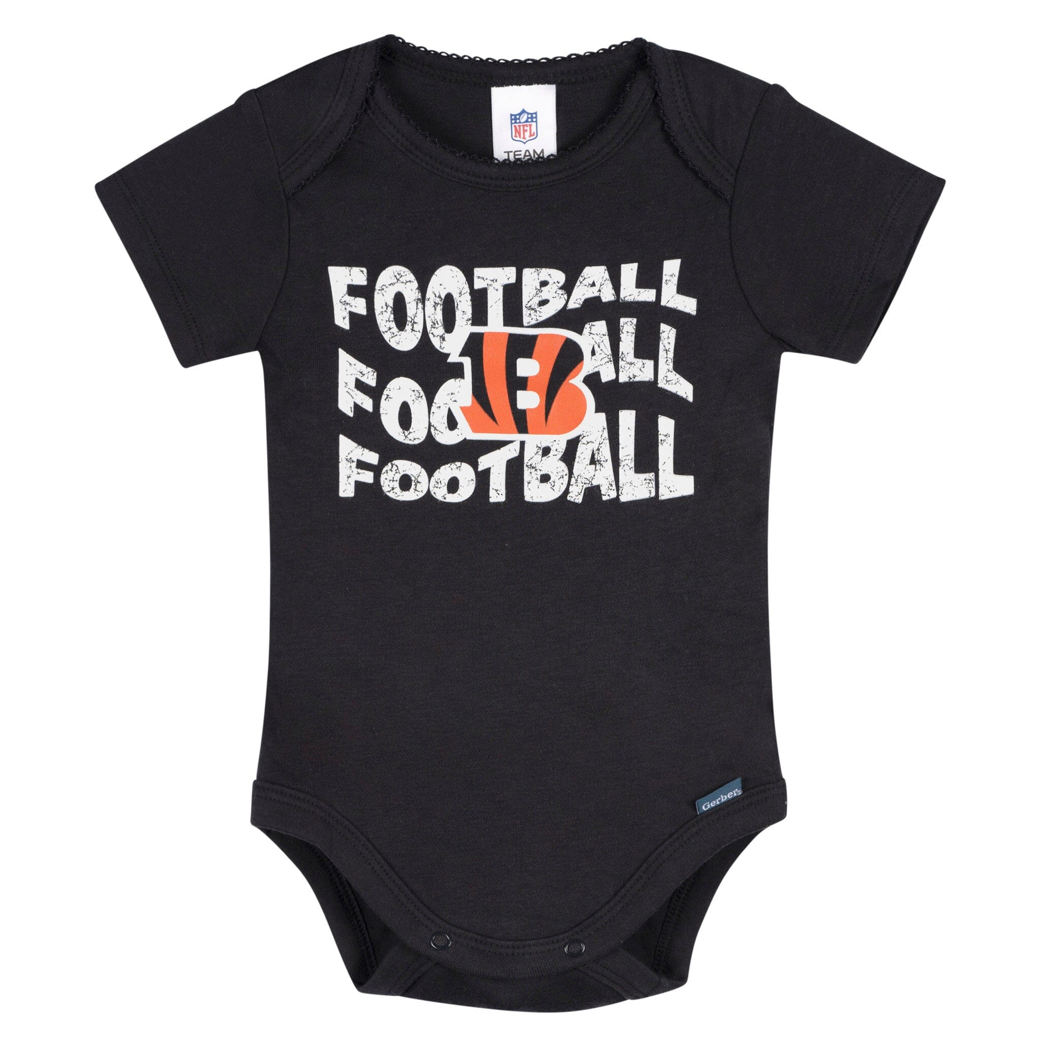 3-Pack Baby Girls Cincinatti Bengals Bodysuit Set Onesies Bodysuits NFL 