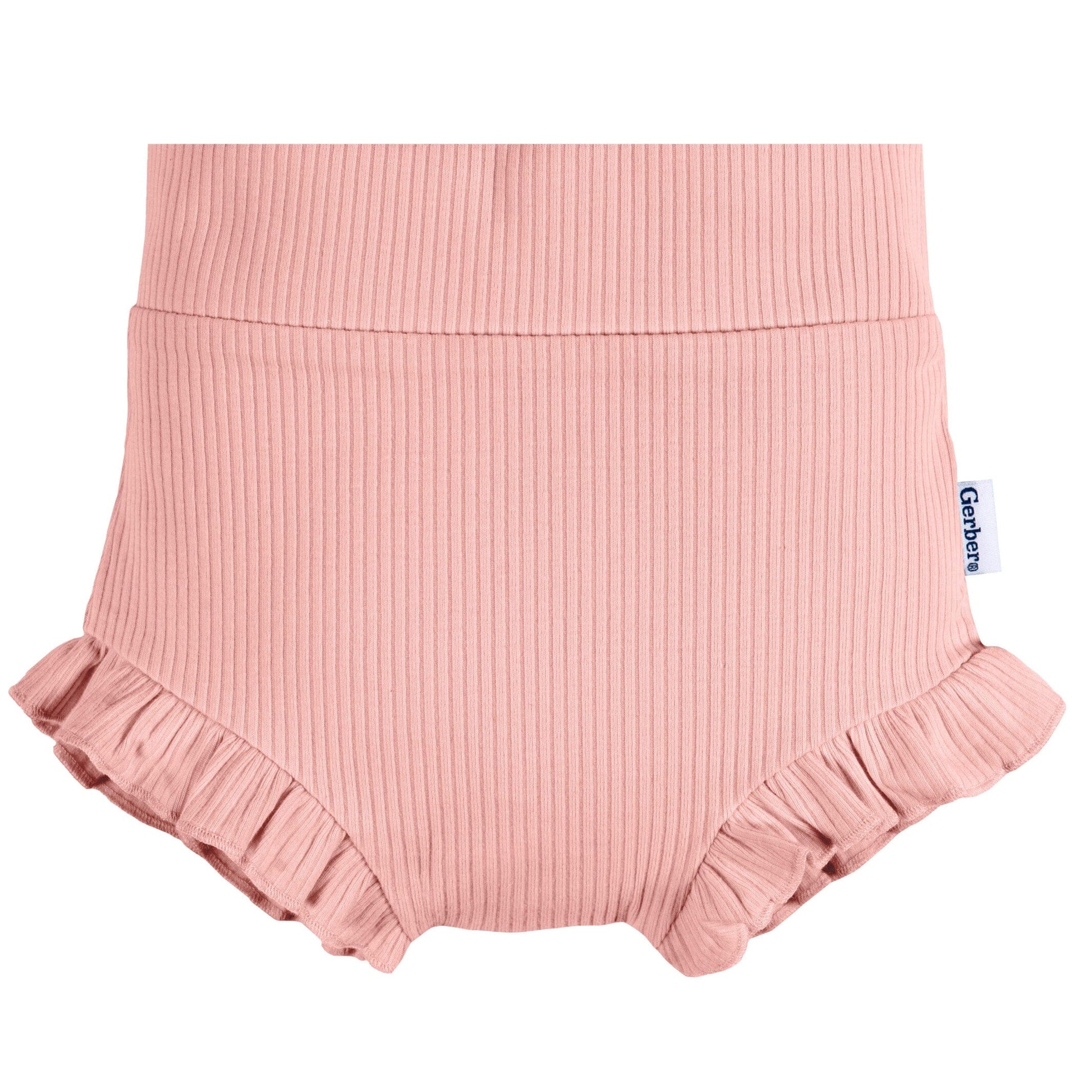 3-Pack Baby Girls Garden/Pink/Brown Bubble Short
