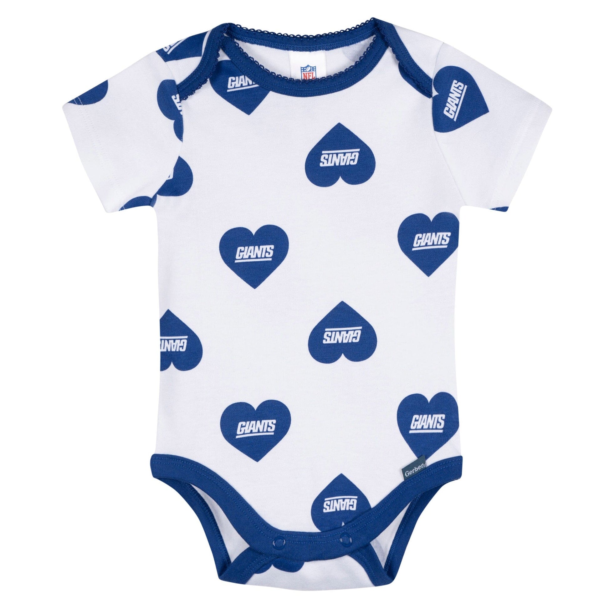 3-Pack Baby Girls New York Giants Bodysuit Set Onesies Bodysuits NFL 