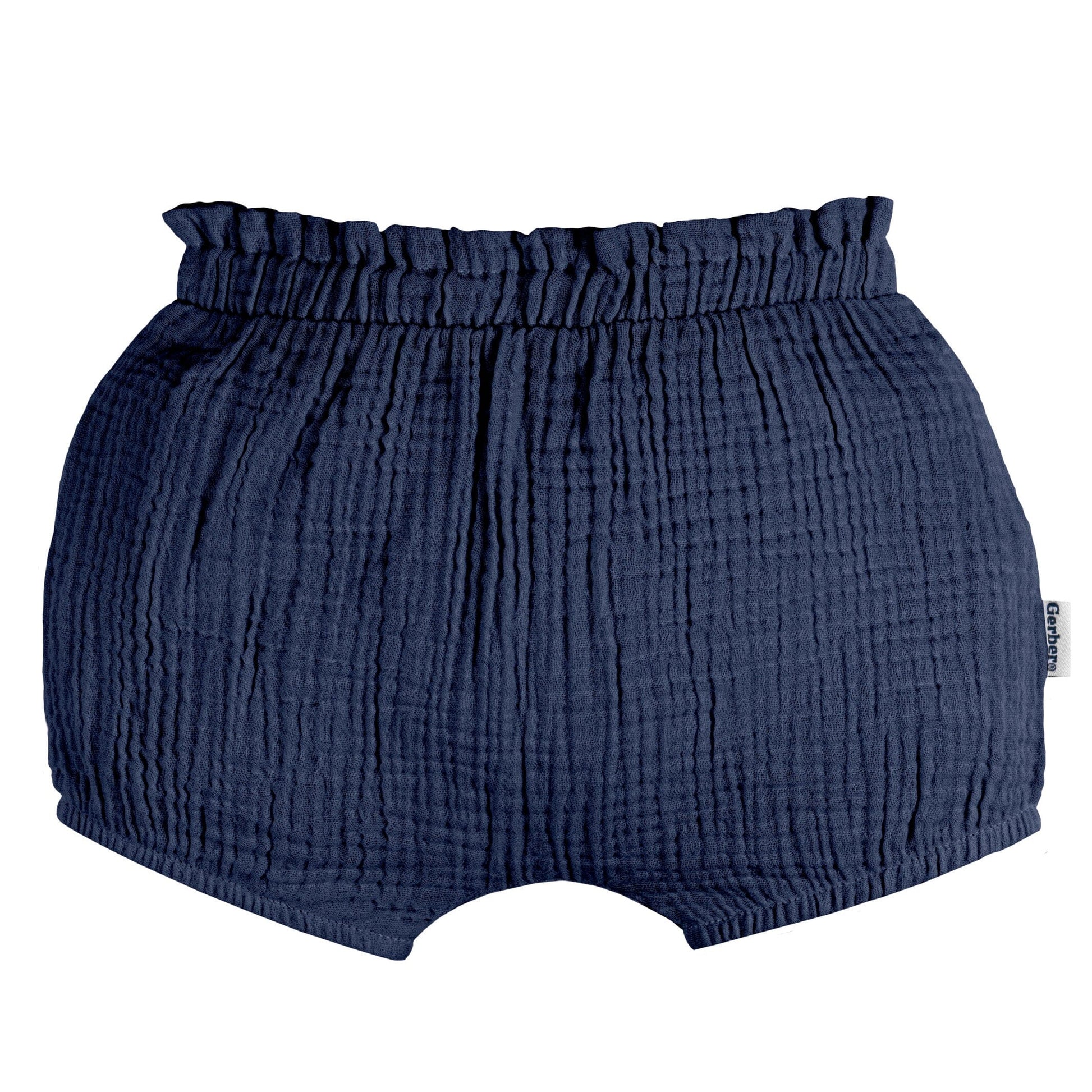 3-Pack Baby Girls Green/Navy/Pink Gauze Bubble Short