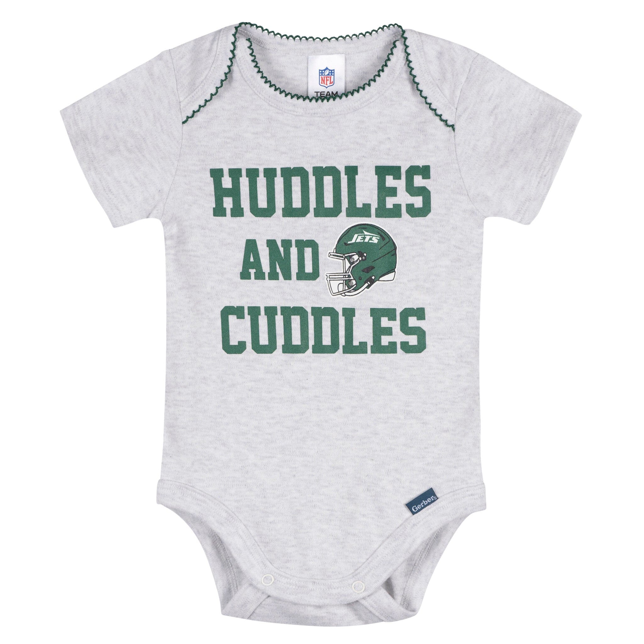 3-Pack Baby Girls New York Jets Bodysuit Set Onesies Bodysuits NFL 