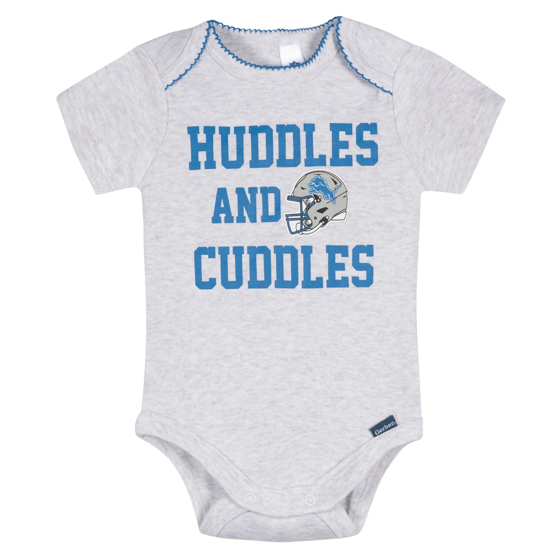 3-Pack Baby Girls Detroit Lions Bodysuit Set Onesies Bodysuits NFL 