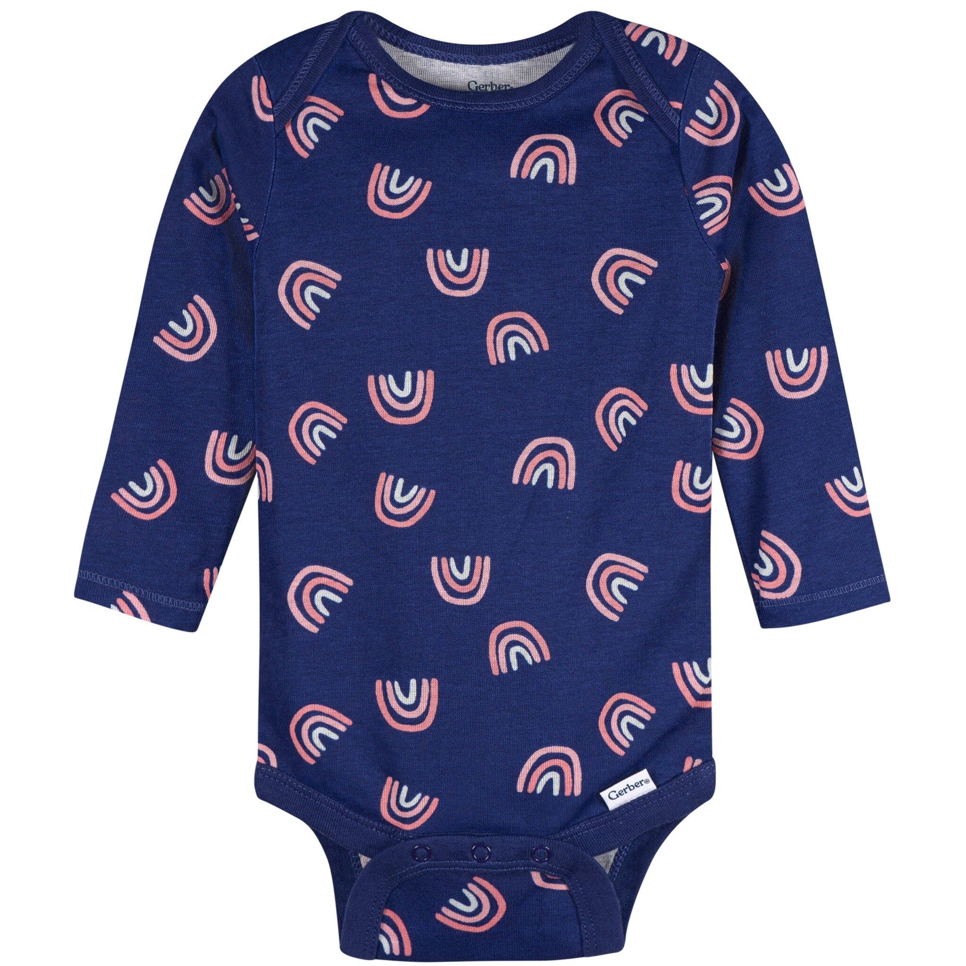 3-Pack Baby Girls Loved Long Sleeve Onesies® Bodysuits Onesies Bodysuits Gerber® 