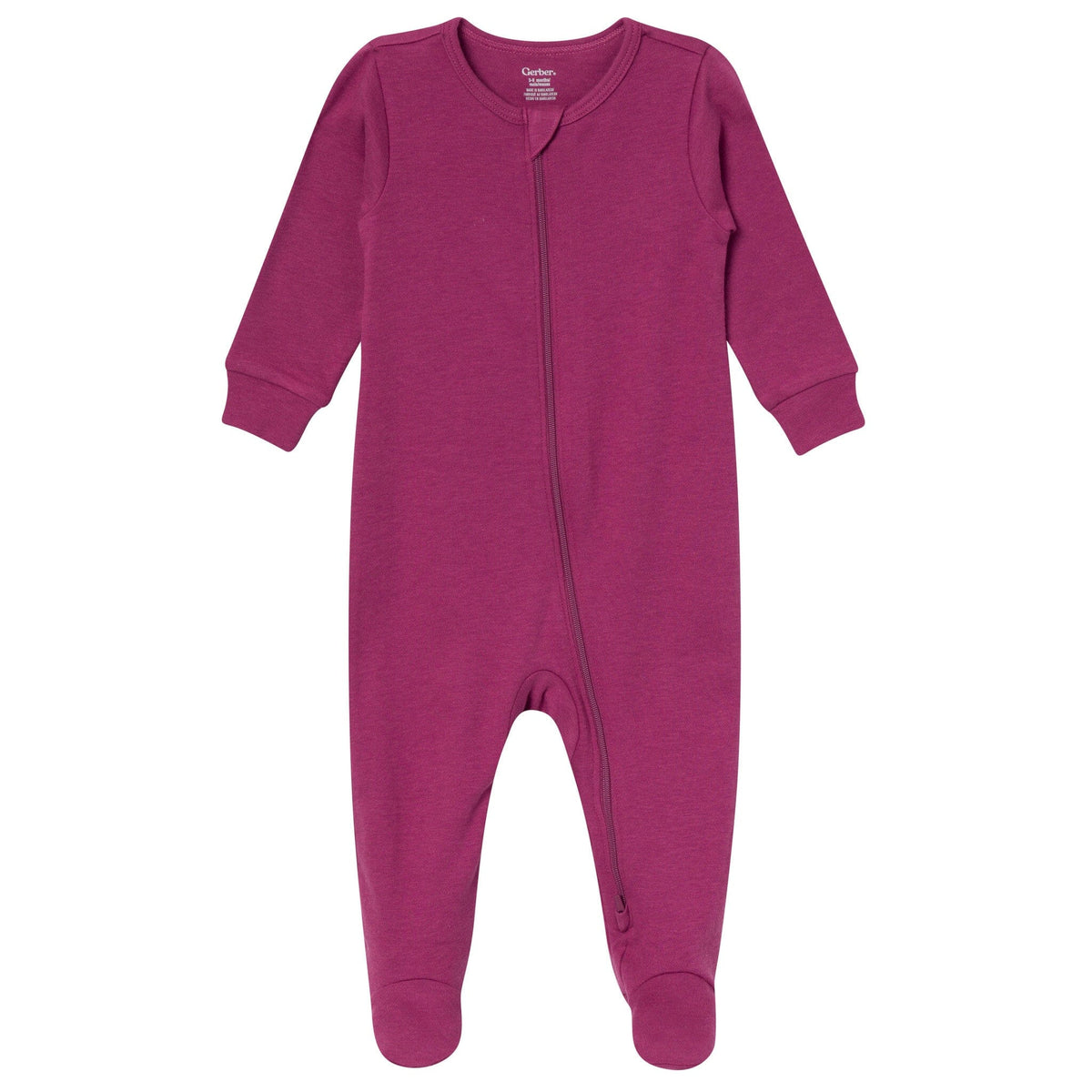 3-Pack Baby Girls Plum, Pink & Lavender Sleep 'N Play Sleepwear Gerber® 
