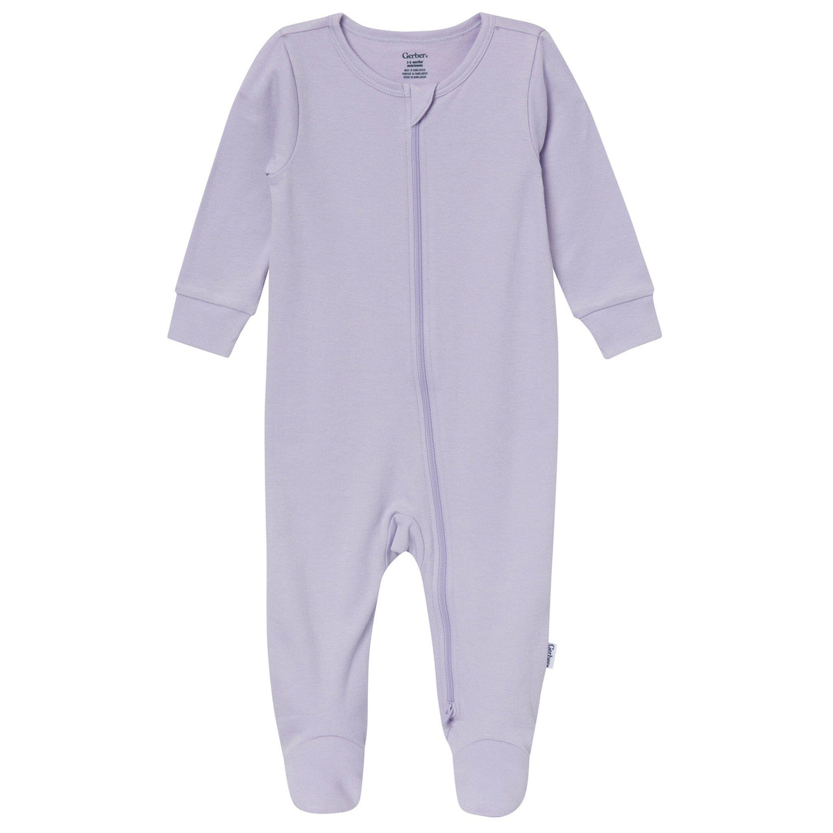 3-Pack Baby Girls Plum, Pink & Lavender Sleep 'N Play Sleepwear Gerber® 