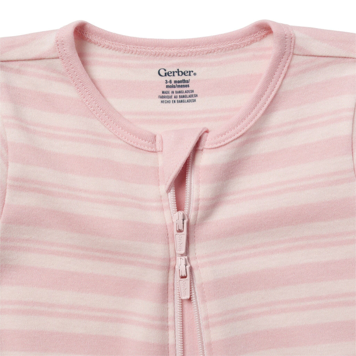 3-Pack Baby Girls Plum, Pink & Lavender Sleep 'N Play Sleepwear Gerber® 