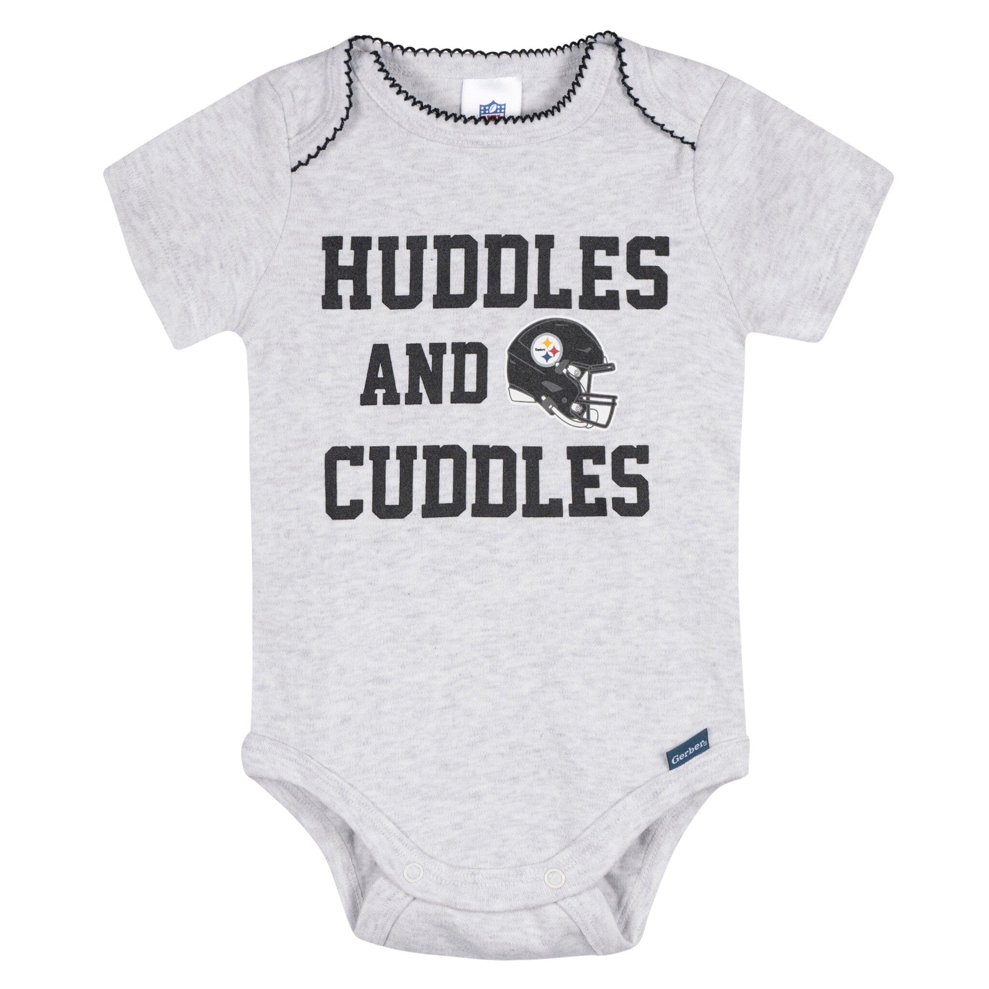 3-Pack Baby Girls Pittsburgh Steelers Bodysuit Set Onesies Bodysuits NFL 