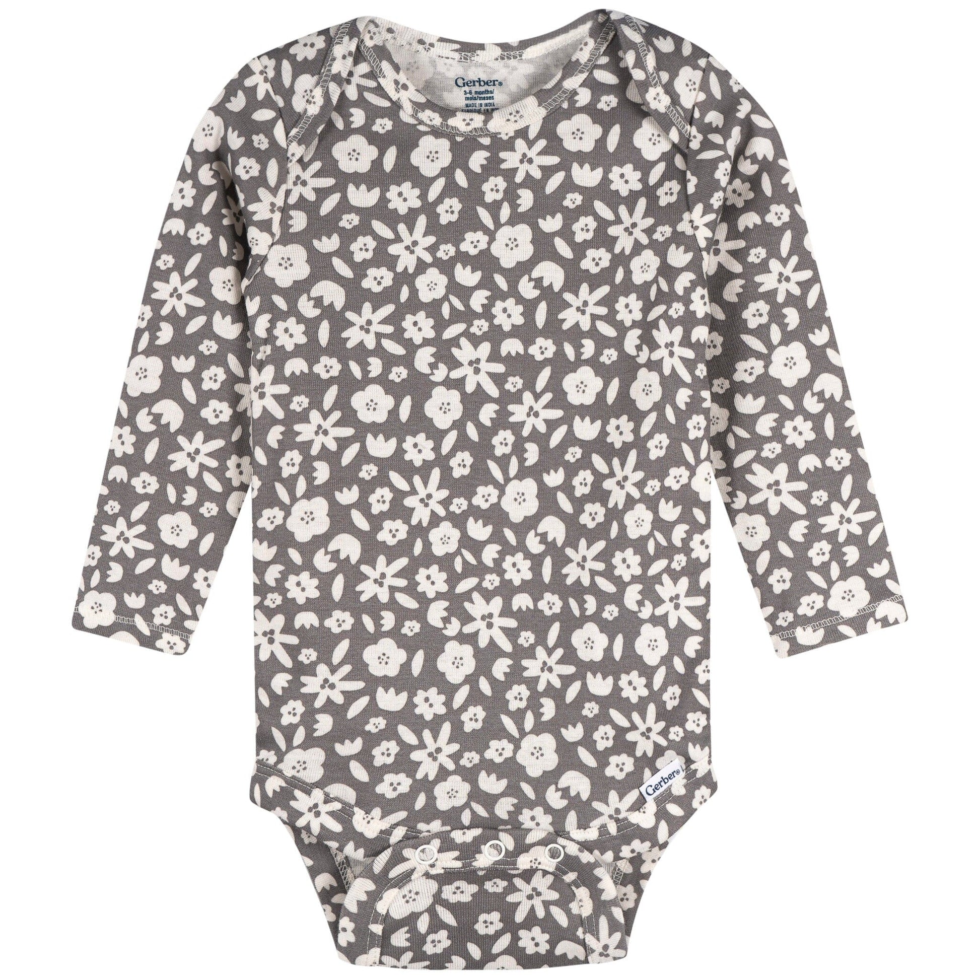 3-Pack Baby Girls Sweetie Long Sleeve Onesies® Bodysuits onesies Gerber® 