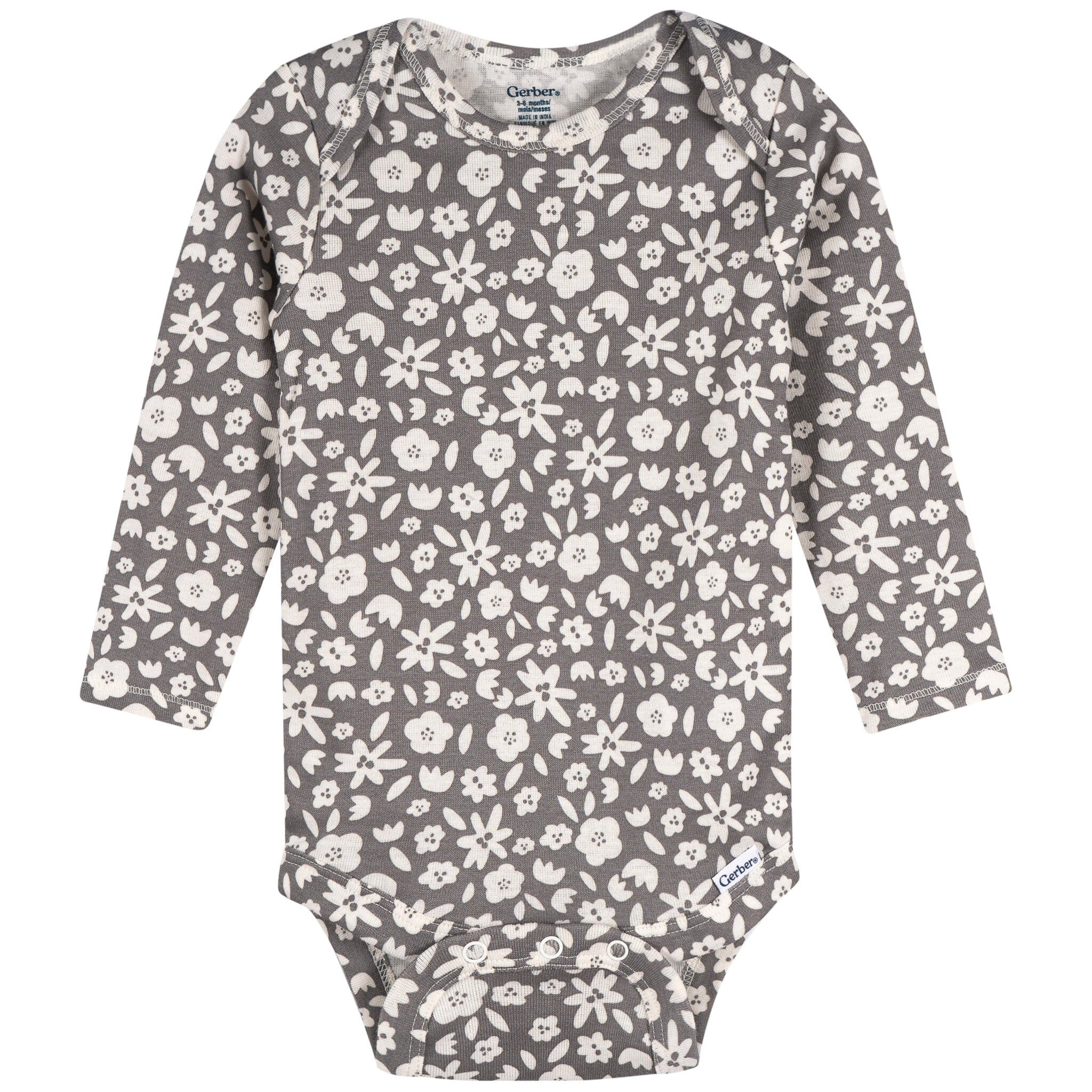 3-Pack Baby Girls Sweetie Long Sleeve Onesies® Bodysuits onesies Gerber® 