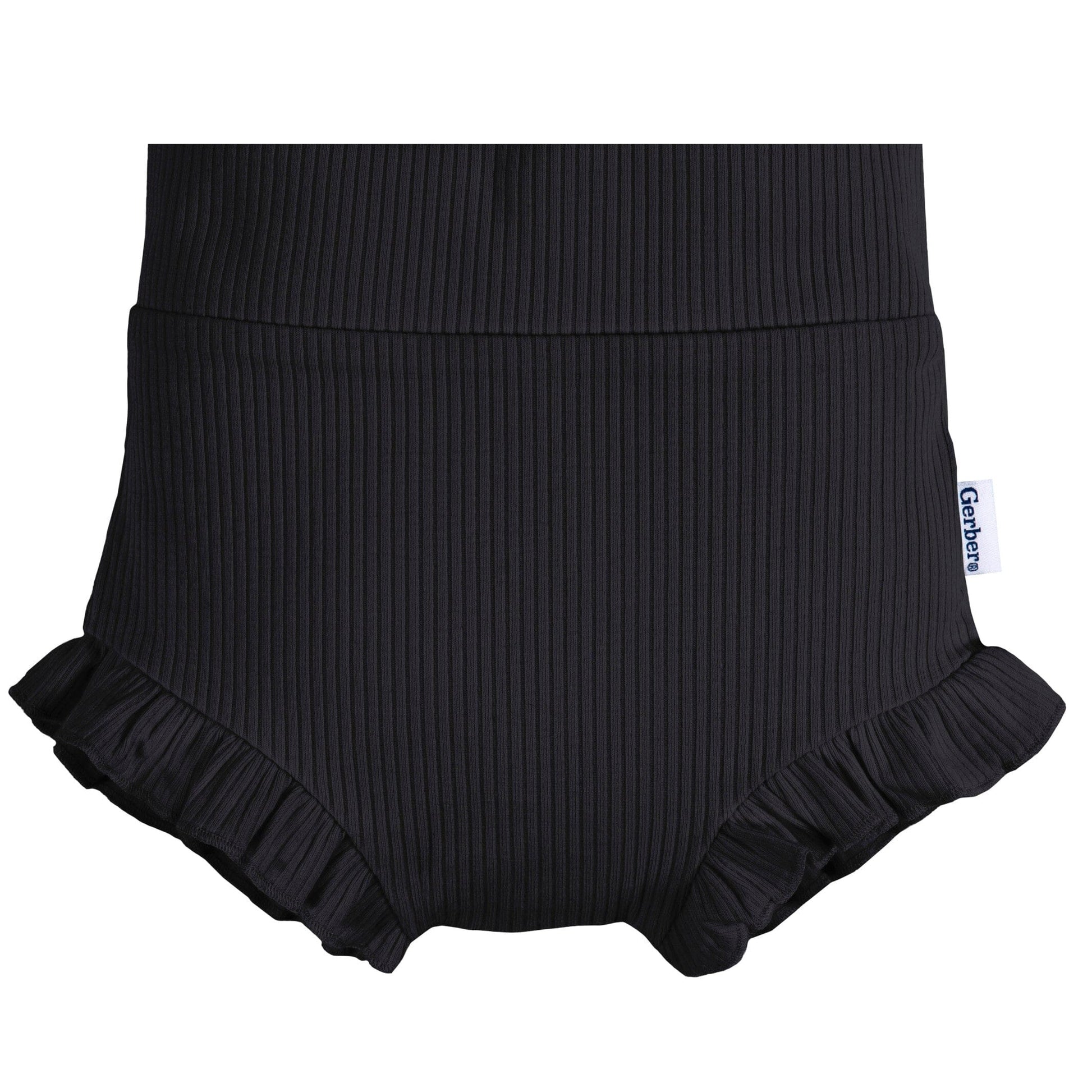 3-Pack Baby Girls White/Grey Heather/Black Bubble Short