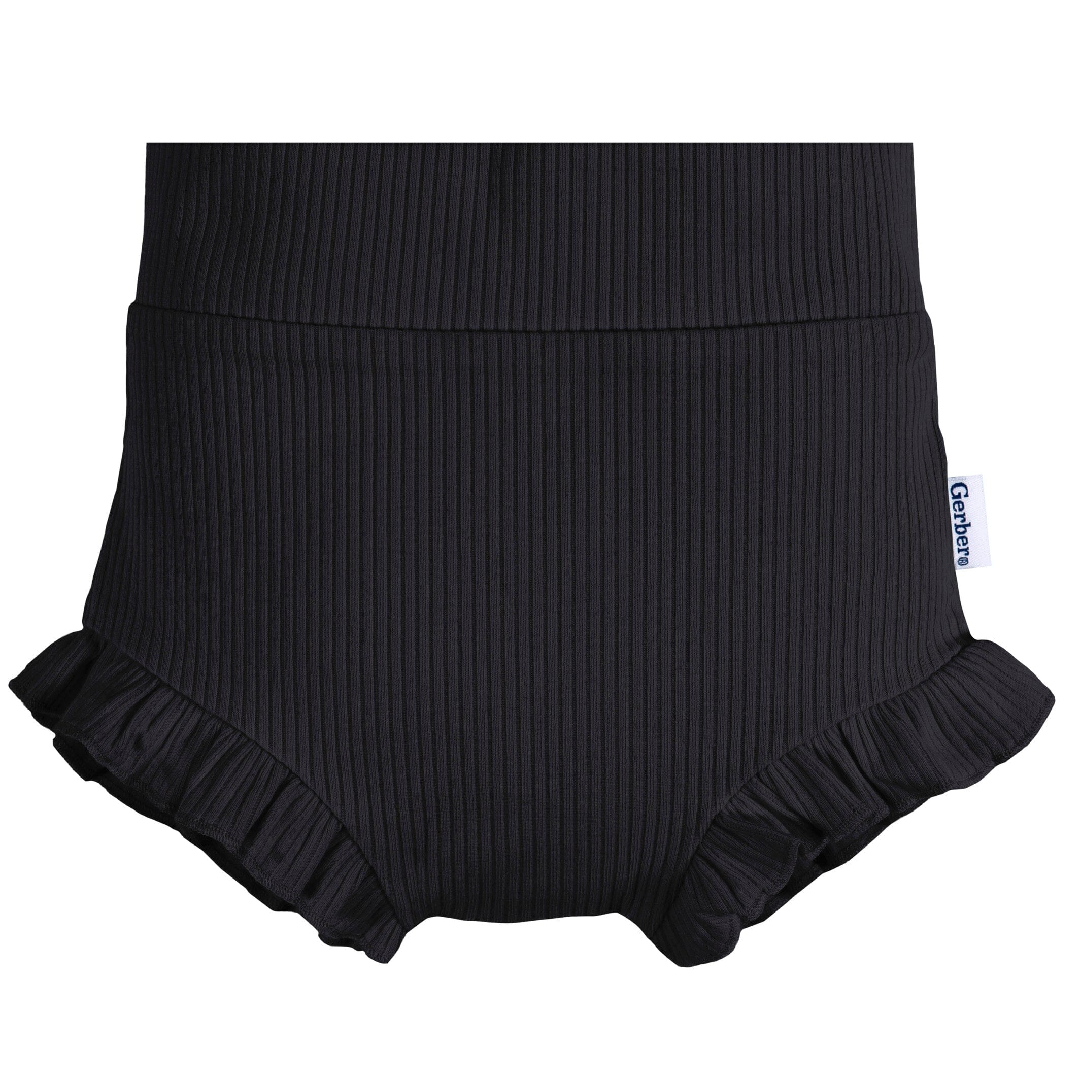 3-Pack Baby Girls White/Grey Heather/Black Bubble Short