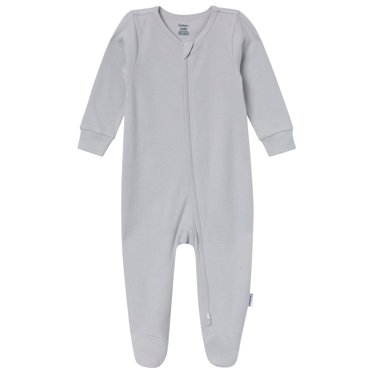 3-Pack Baby Neutral Gray, Blue & Taupe Sleep 'N Play Sleepwear Gerber® 