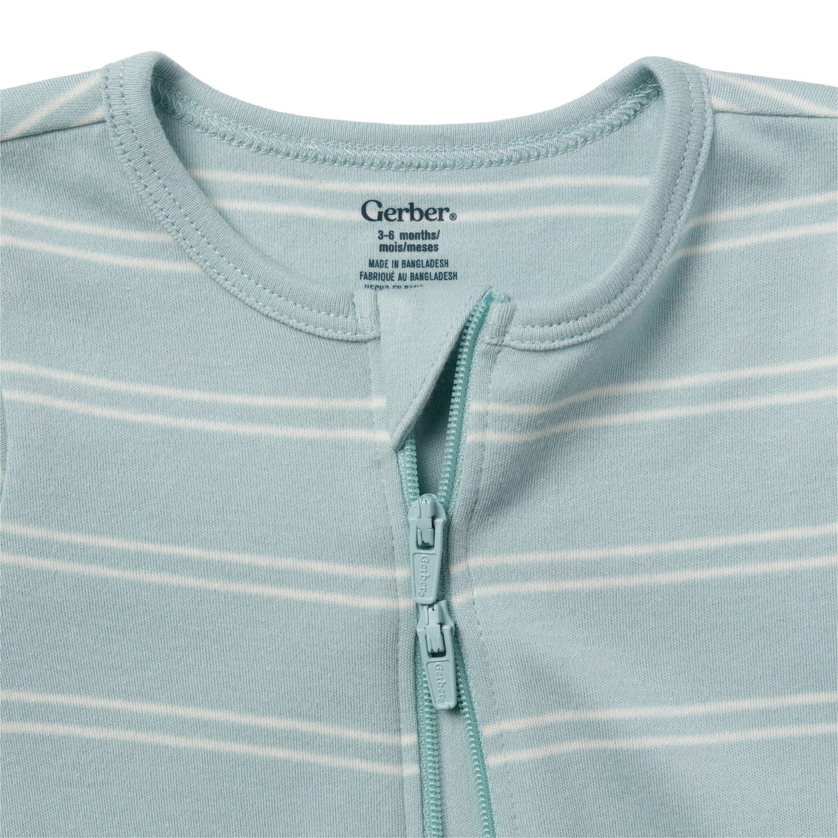 3-Pack Baby Neutral Gray, Blue & Taupe Sleep 'N Play Sleepwear Gerber® 