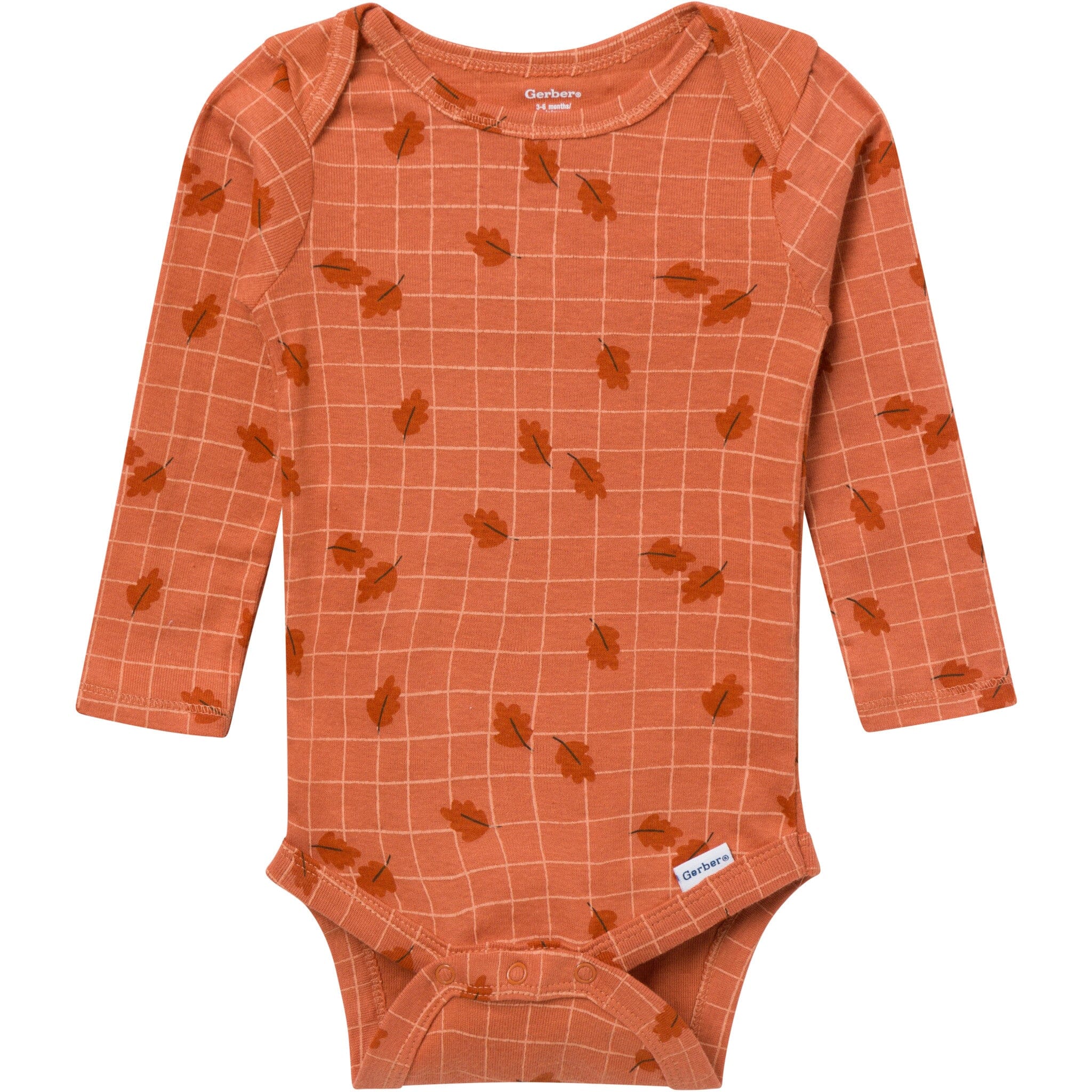 3-Pack Baby Neutral Thankful Long Sleeve Onesies® Bodysuits Onesies Bodysuits Gerber® 