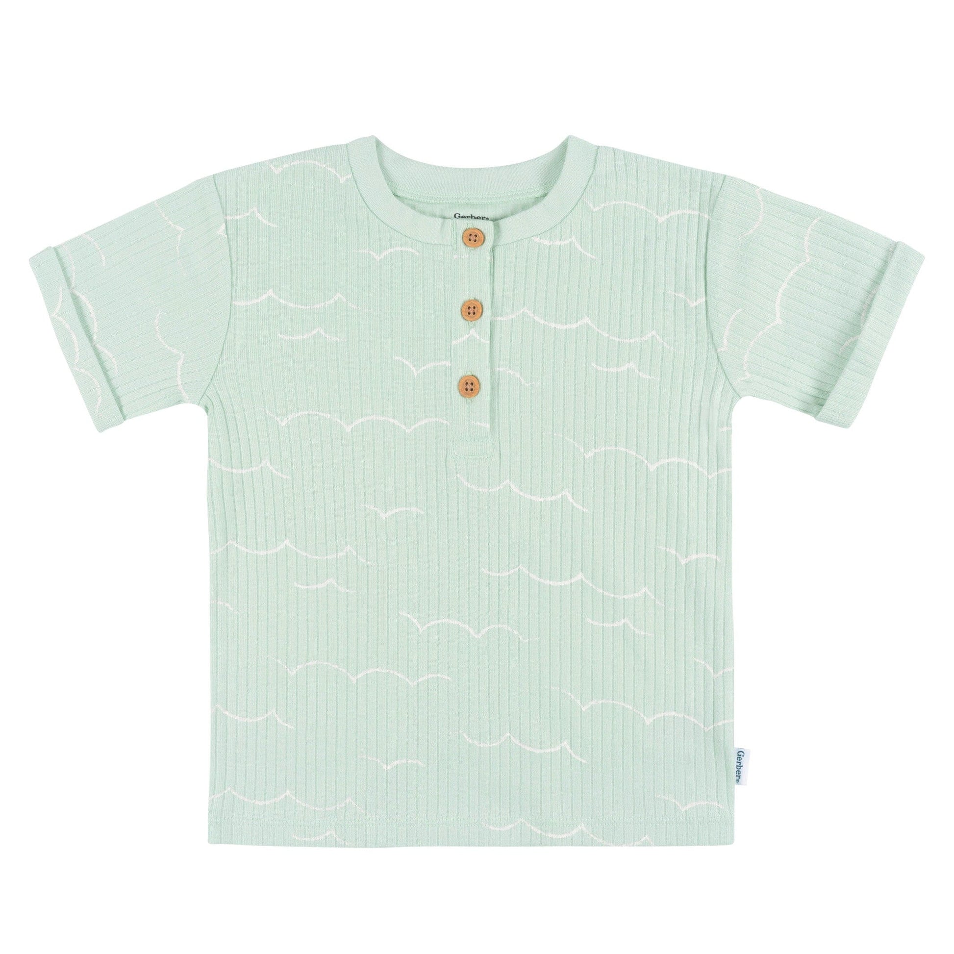 3-Pack Infant and Toddler Boys Anchor Henley T-Shirts