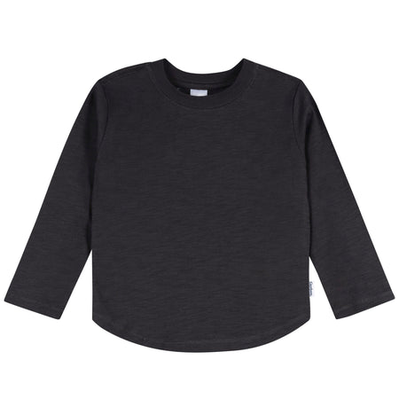 3-Pack Infant & Toddler Boys Black/White/Grey Long Sleeve Shirts