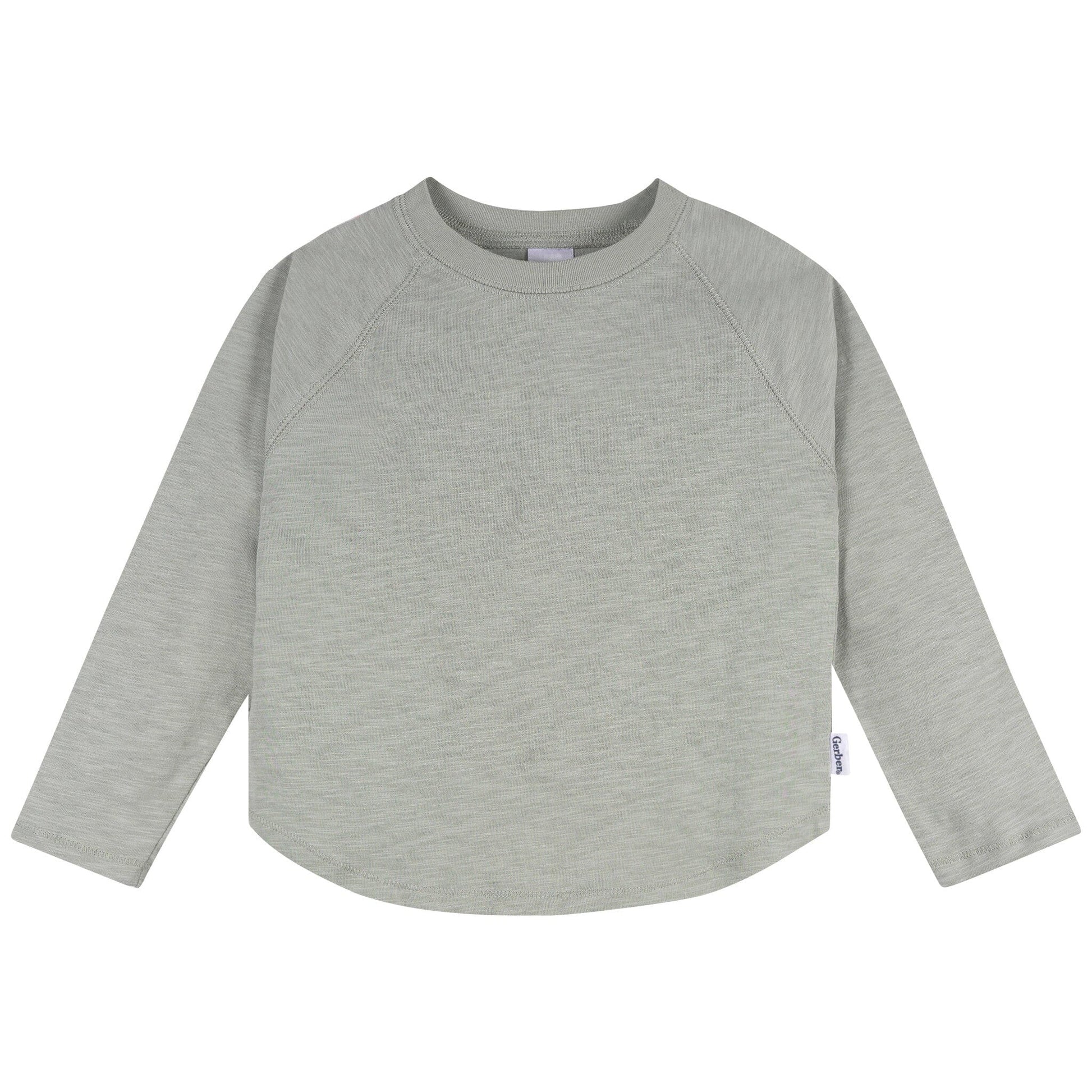 3-Pack Infant & Toddler Boys Green/Brown/Oatmeal Long Sleeve Shirts Tops Gerber® 