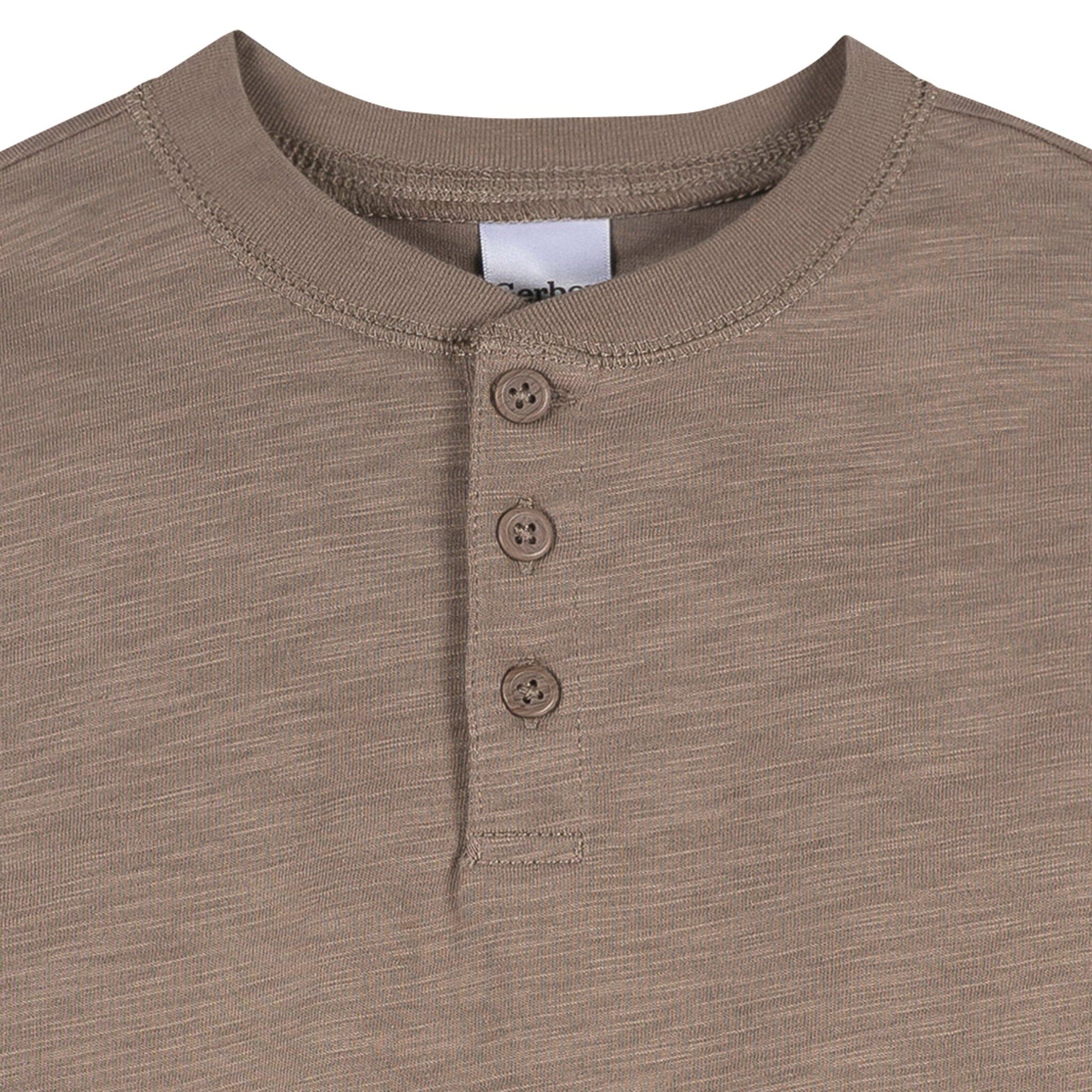 3-Pack Infant & Toddler Boys Green/Brown/Oatmeal Long Sleeve Shirts Tops Gerber® 