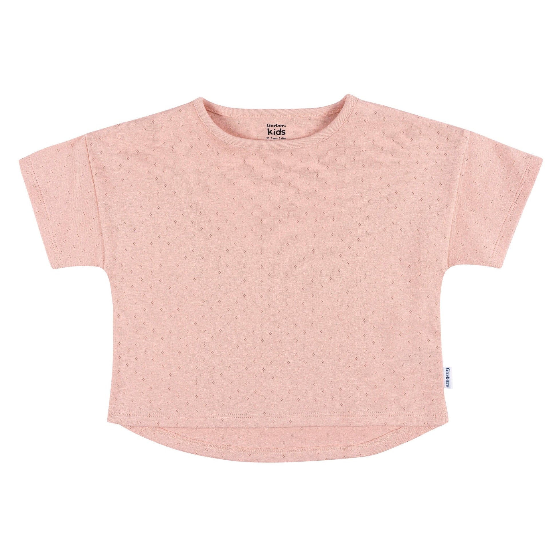 3-Pack Infant and Toddler Girls Flower T-Shirts