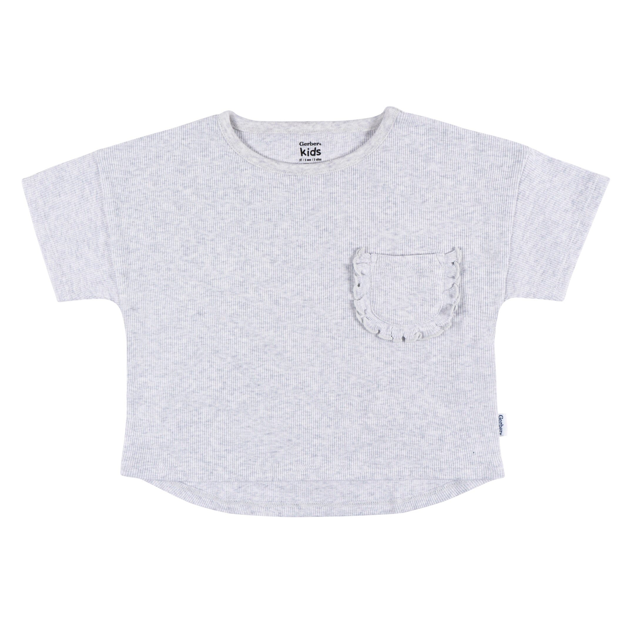 3-Pack Infant and Toddler Girls Flower T-Shirts