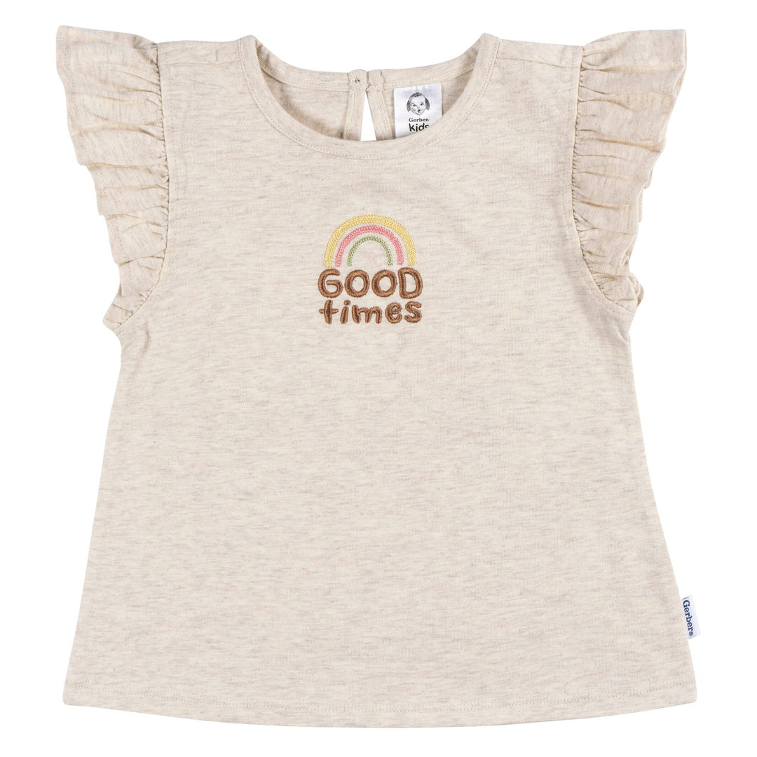 3-Pack Infant and Toddler Girls Good Times T-Shirts