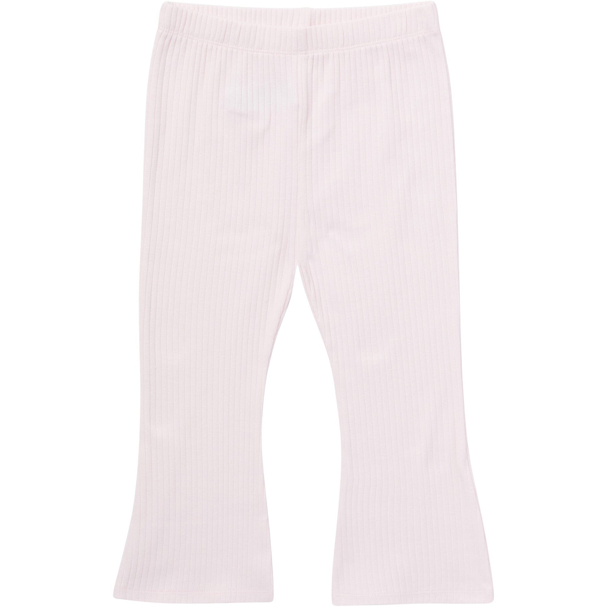 3-Pack Infant & Toddler Girls Gray and Pink Textured Flare Leggings bottoms Gerber® 