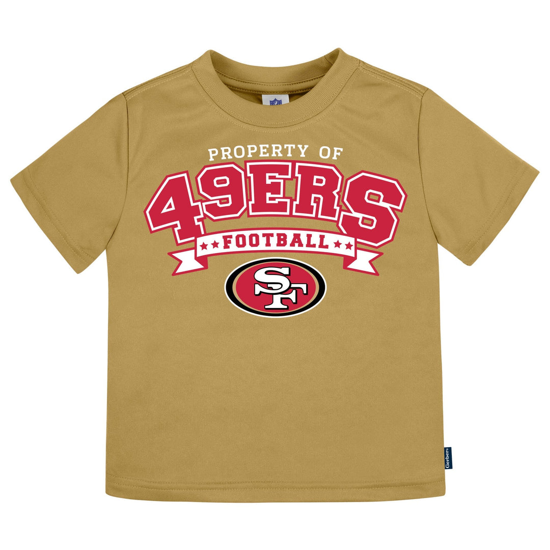 3-Pack Infant & Toddler Neutral 49Ers T-Shirts Tops NFL 