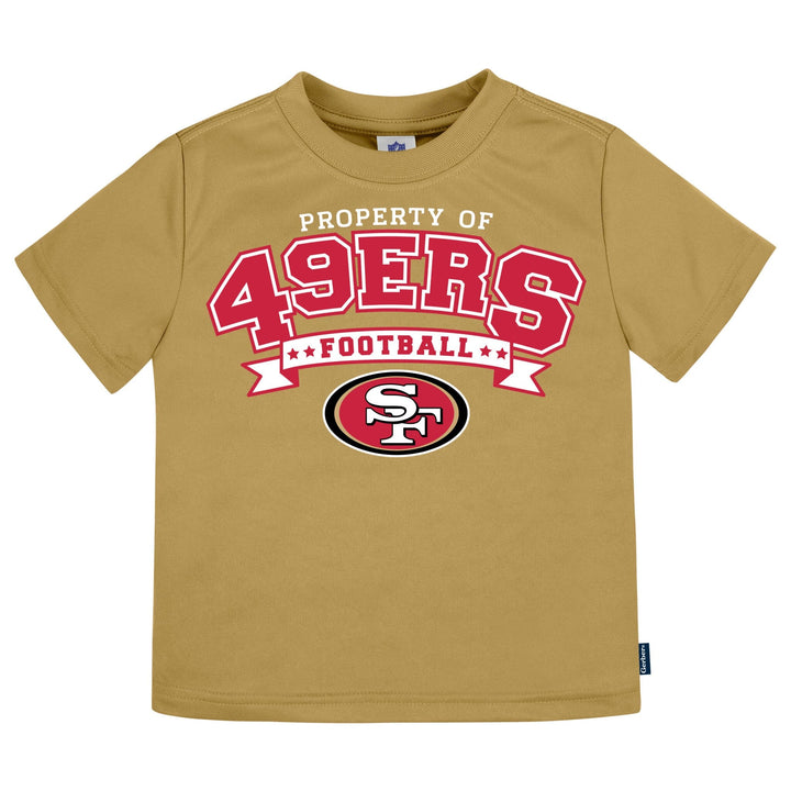 3-Pack Infant & Toddler Neutral 49Ers T-Shirts Tops NFL 