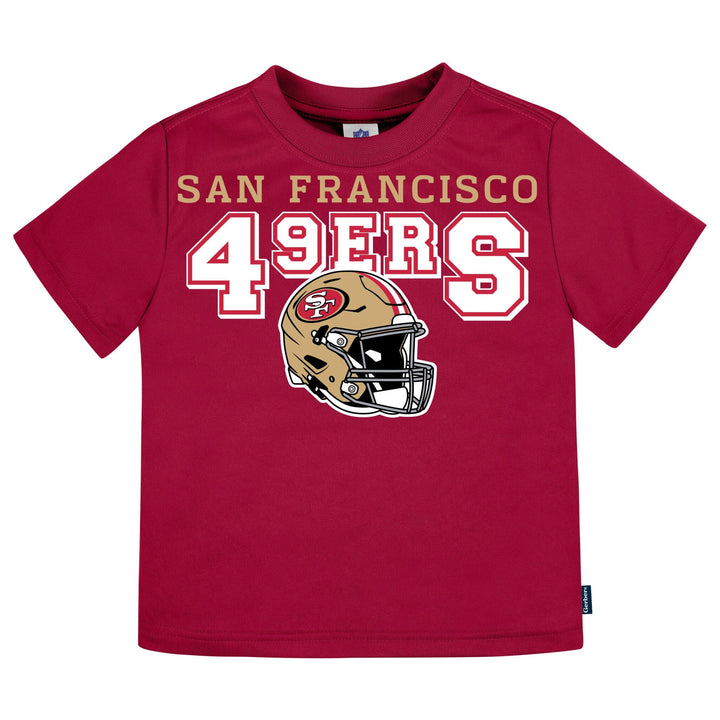 3-Pack Infant & Toddler Neutral 49Ers T-Shirts Tops NFL 