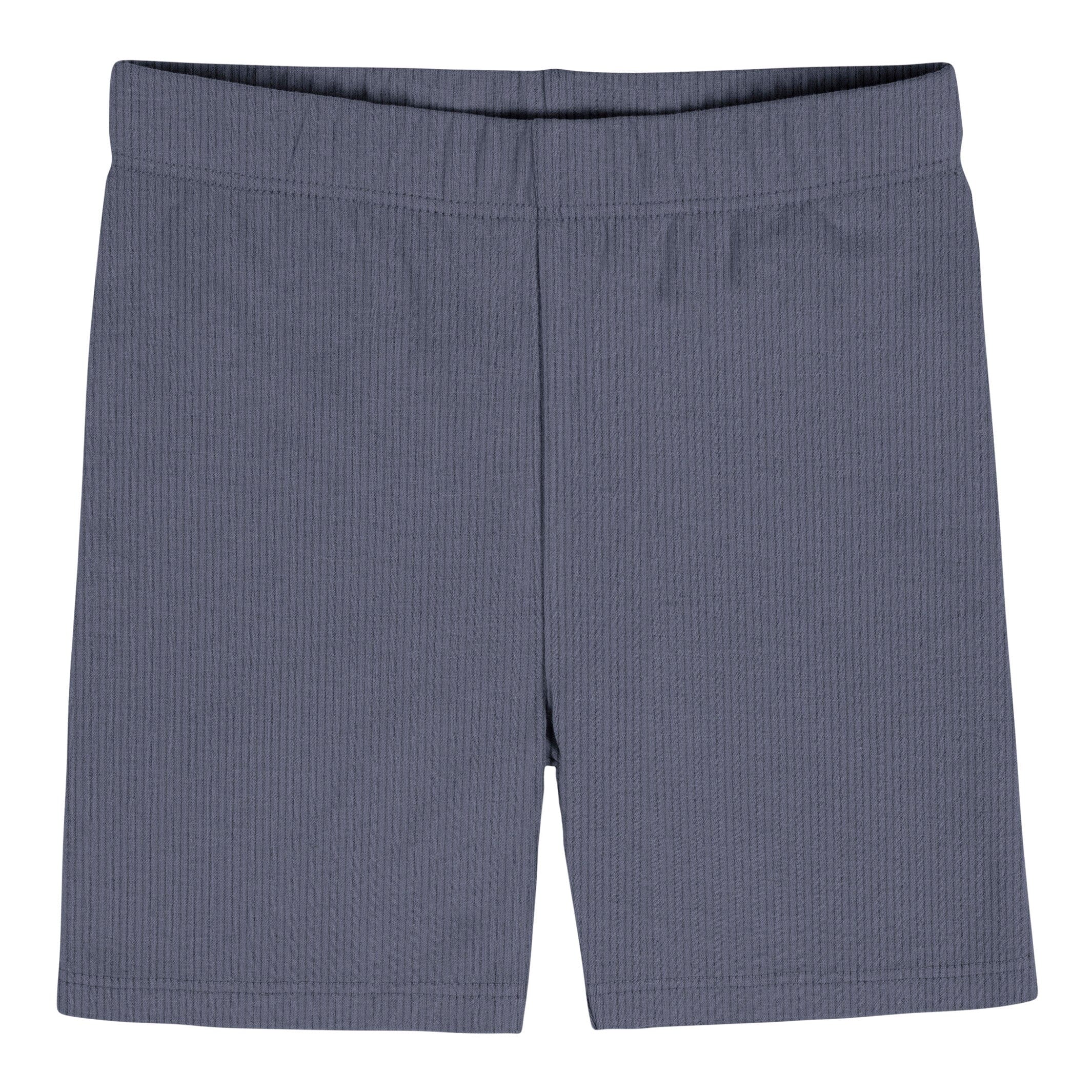 3-Pack Toddler Girls White/Dk Gry Heather/Navy Bike Short