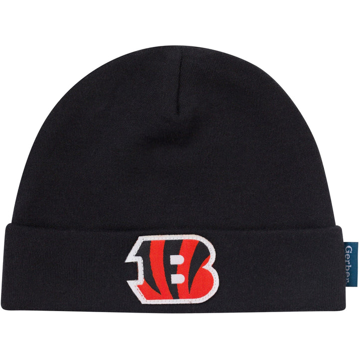 3-Piece Baby Boys Cincinatti Bengals Bodysuit, Active Pant and Cap Outfits & Sets NFL 