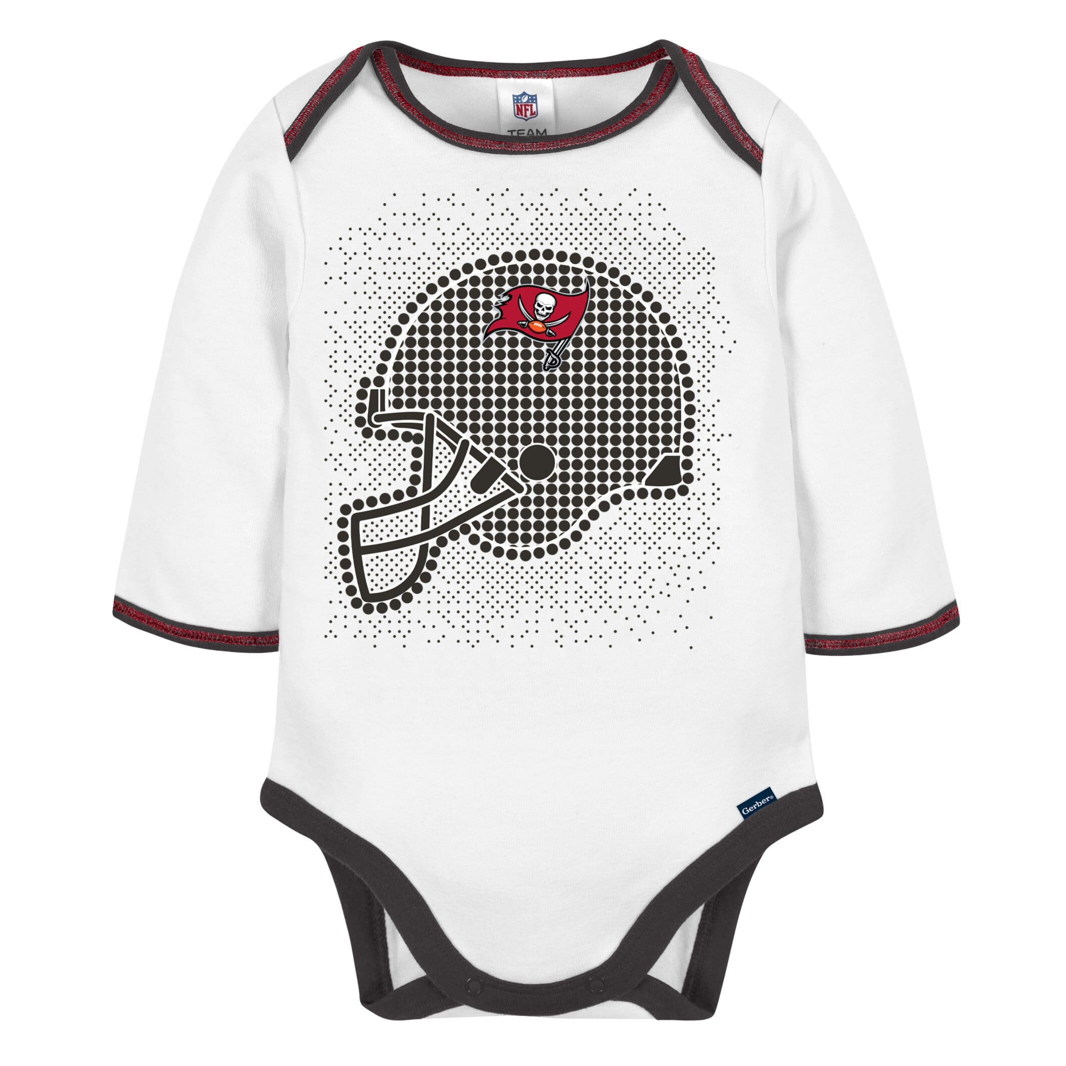 thumbnail image 2 of Gerber Baby Boys 3-Piece NFL Buffalo Bills Set - Bodysuit, Footed Pants & Cap Gift Registry Outfit 2 of 12