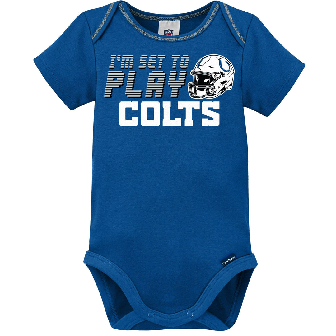 3-Piece Baby Boys Colts Bodysuit, Sleep 'N Play & Cap Set