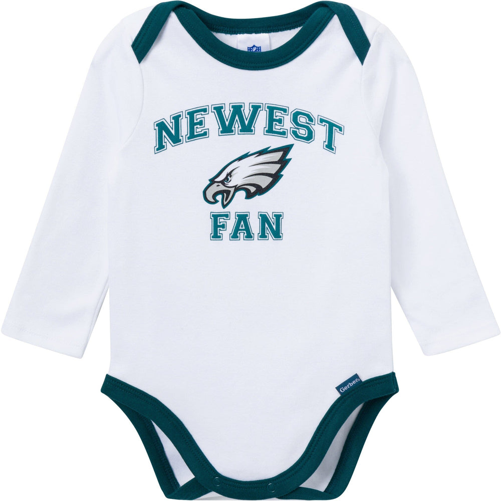 3-Piece Baby Boys Philidelphia Eagles Bodysuit, Active Pant and Cap Outfits & Sets NFL 