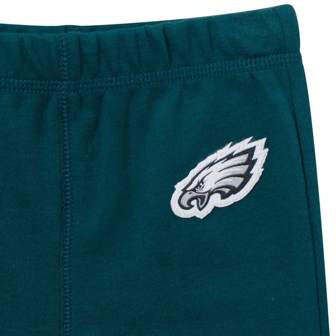3-Piece Baby Boys Philidelphia Eagles Bodysuit, Active Pant and Cap Outfits & Sets NFL 