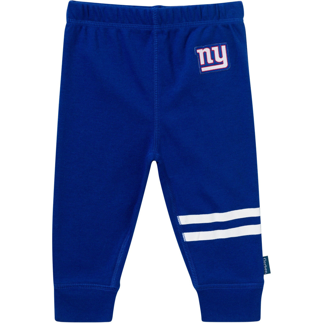 3-Piece Baby Boys New York Giants Bodysuit, Active Pant and Cap Outfits & Sets NFL 