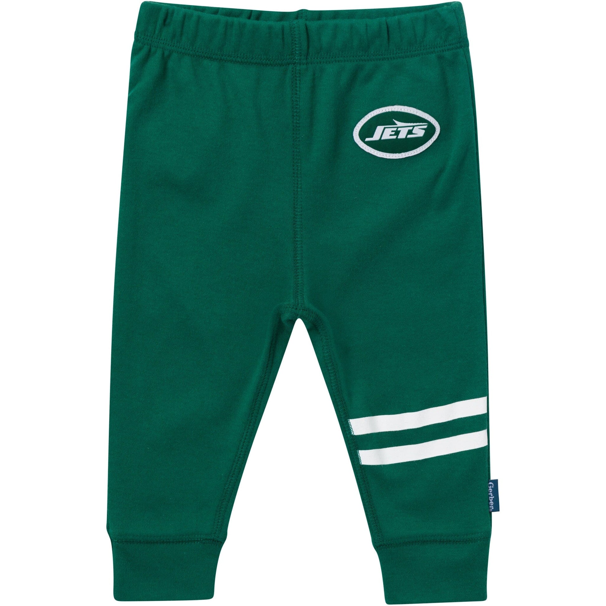 3-Piece Baby Boys New York Jets Bodysuit, Active Pant and Cap Outfits & Sets NFL 