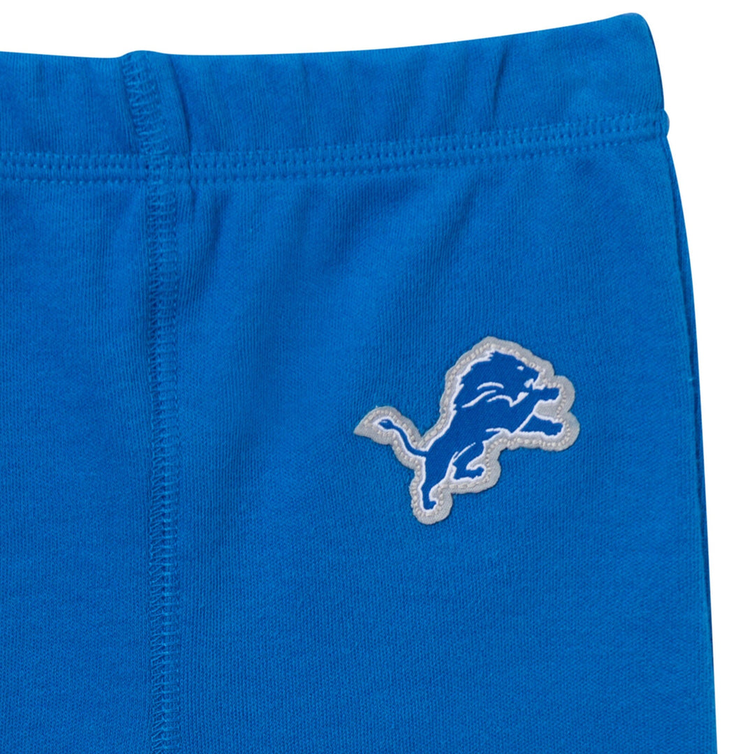 3-Piece Baby Boys Detroit Lions Bodysuit, Active Pant and Cap Outfits & Sets NFL 
