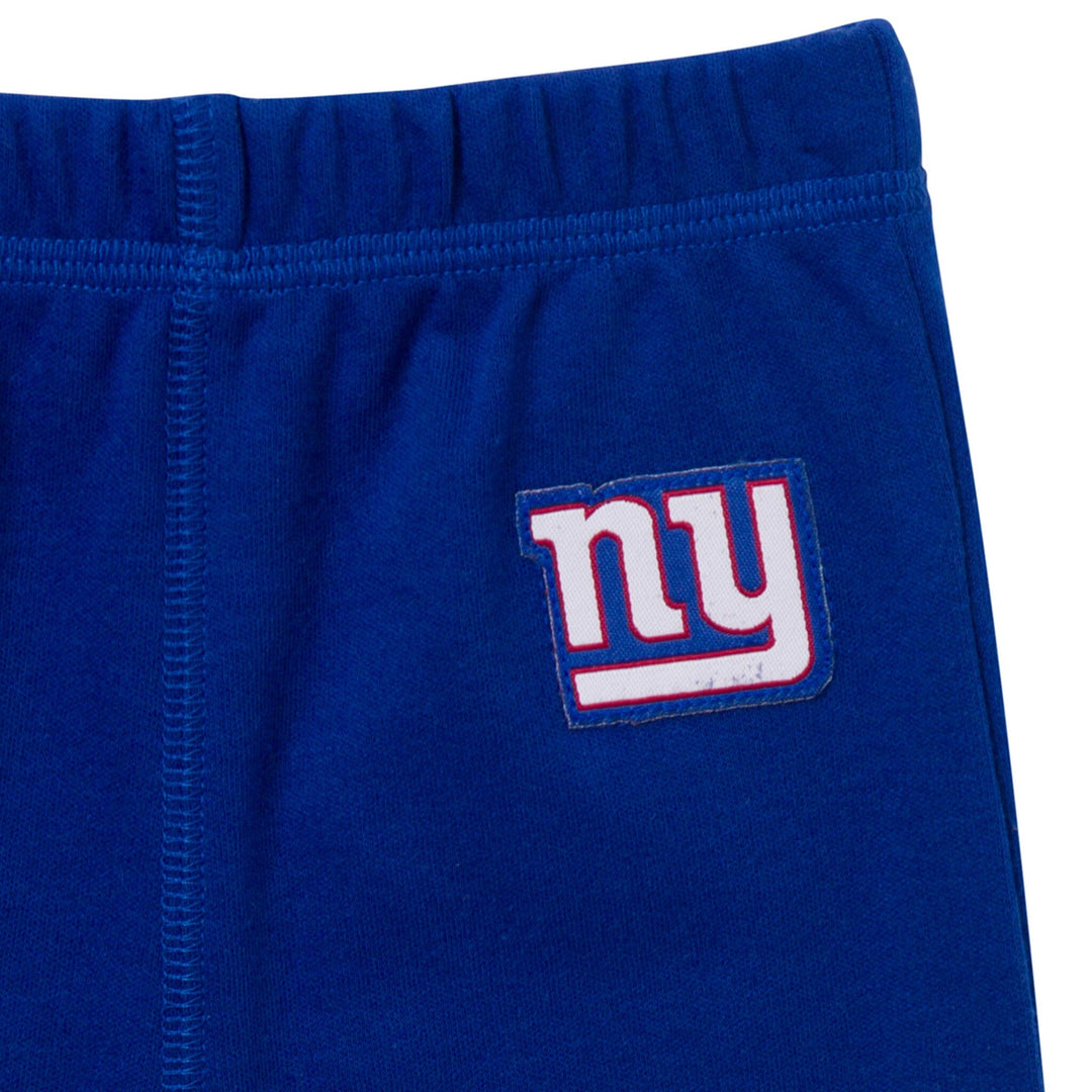 3-Piece Baby Girls New York Giants Bodysuit, Pants & Headband Set Outfits & Sets NFL 