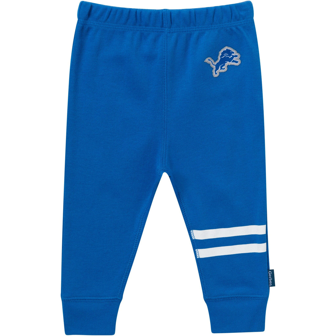3-Piece Baby Girls Detroit Lions Bodysuit, Pants & Headband Set Outfits & Sets NFL 