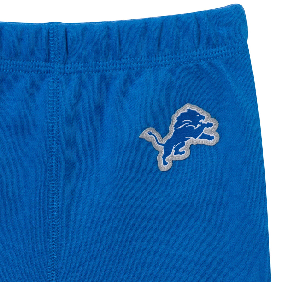 3-Piece Baby Girls Detroit Lions Bodysuit, Pants & Headband Set Outfits & Sets NFL 