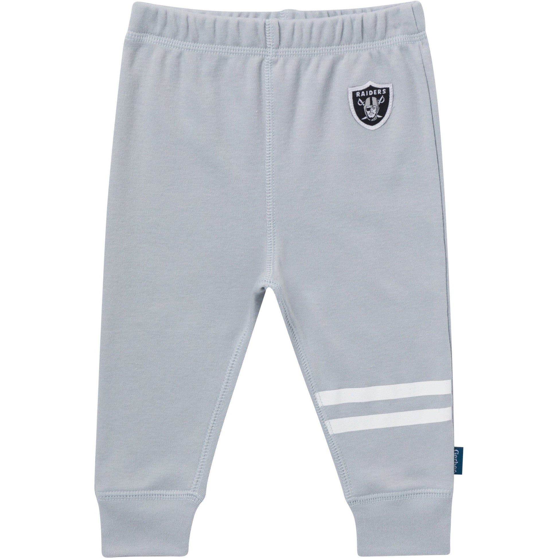 3-Piece Baby Girls Las Vegas Raiders Bodysuit, Pants & Headband Set Outfits & Sets NFL 