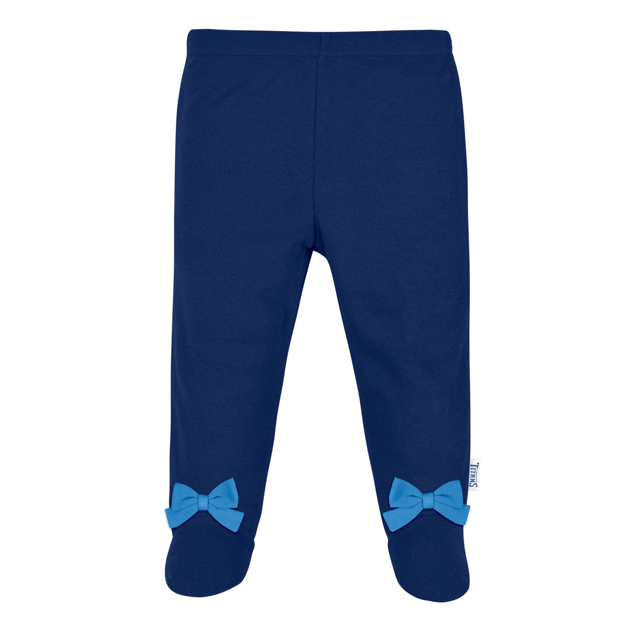 3-Piece Baby Girls Titans Bodysuit, Footed Pant, & Cap Set