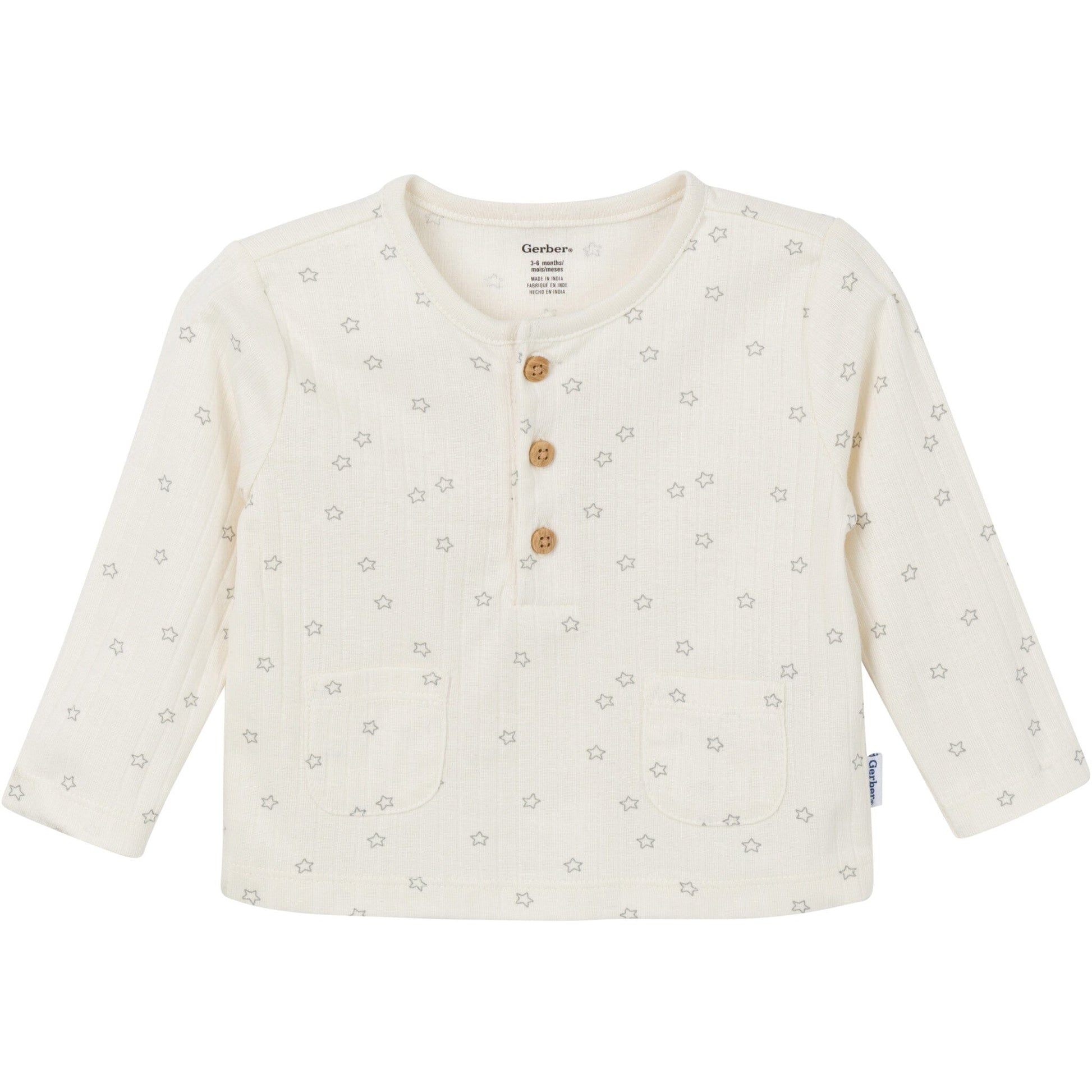 3-Piece Baby Neutral Neutral Grey Moons Take Me Home Set Outfits & Sets Gerber® 