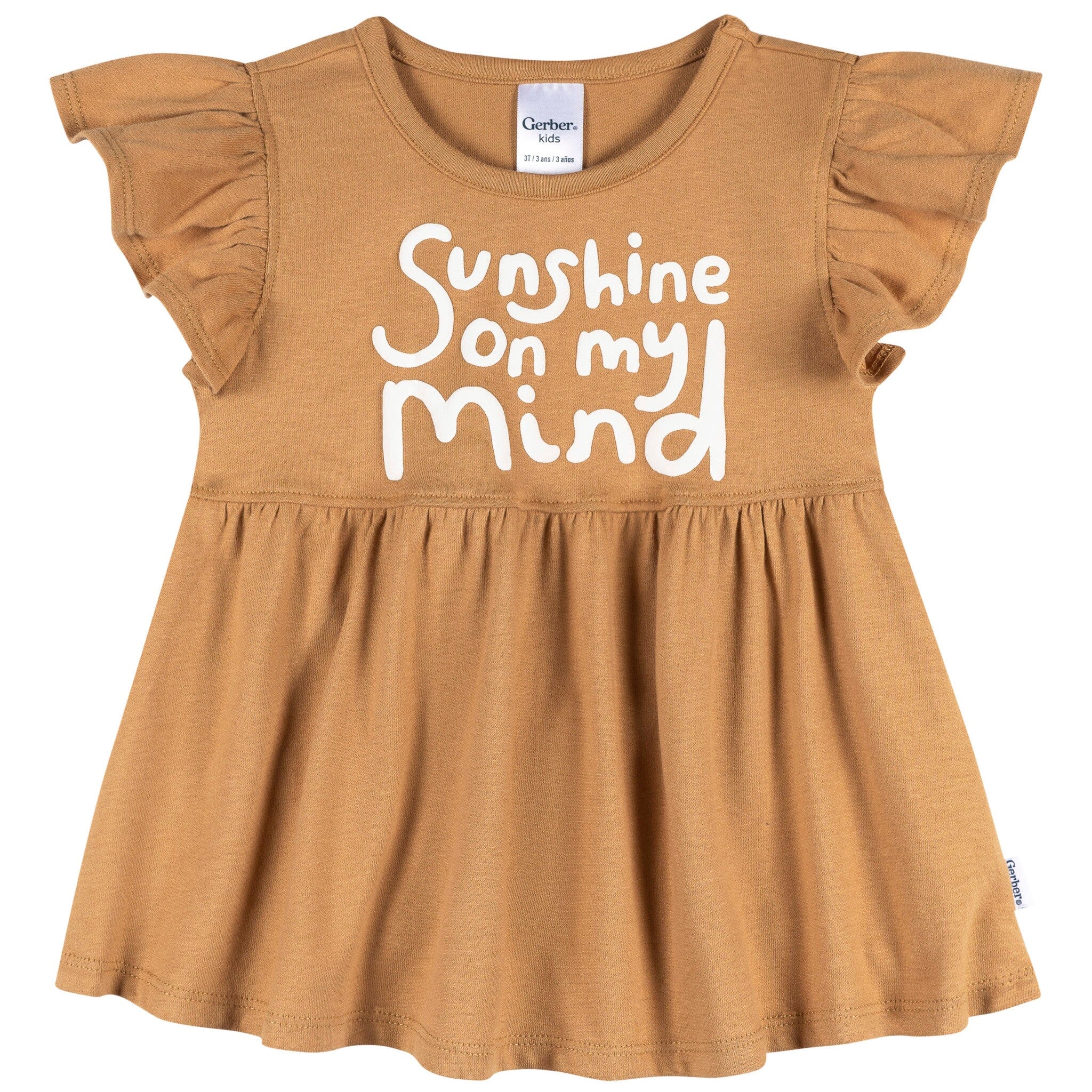 3-Piece Infant & Toddler Girls Daisy Sunshine T-Shirts & Shorts Outfits & Sets Gerber® 