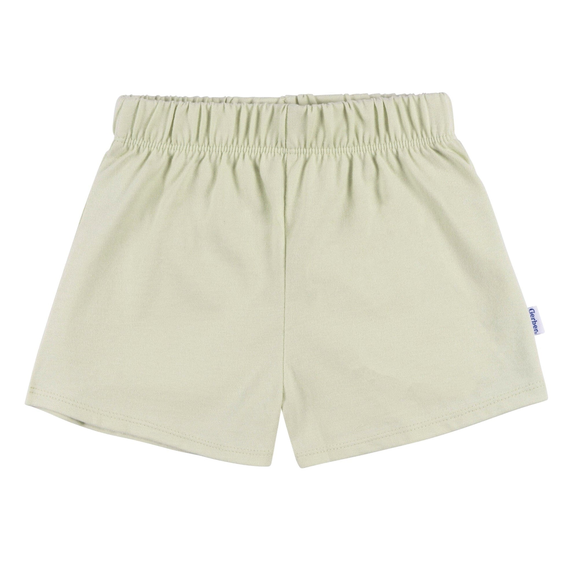 3-Piece Infant & Toddler Girls Yellow Lemons Shirt and Shorts Set